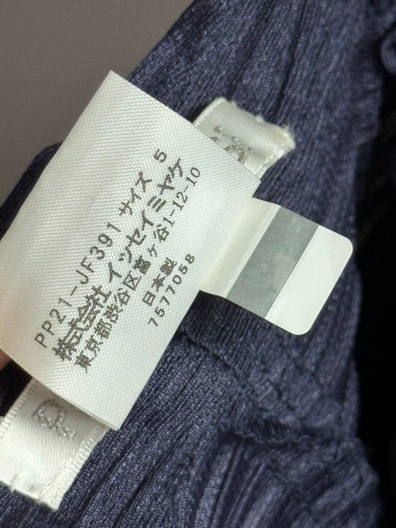 Issey Miyake Issey Miyake size:5 Blue pleated special-shaped chicken le Size 22" - 4 Thumbnail