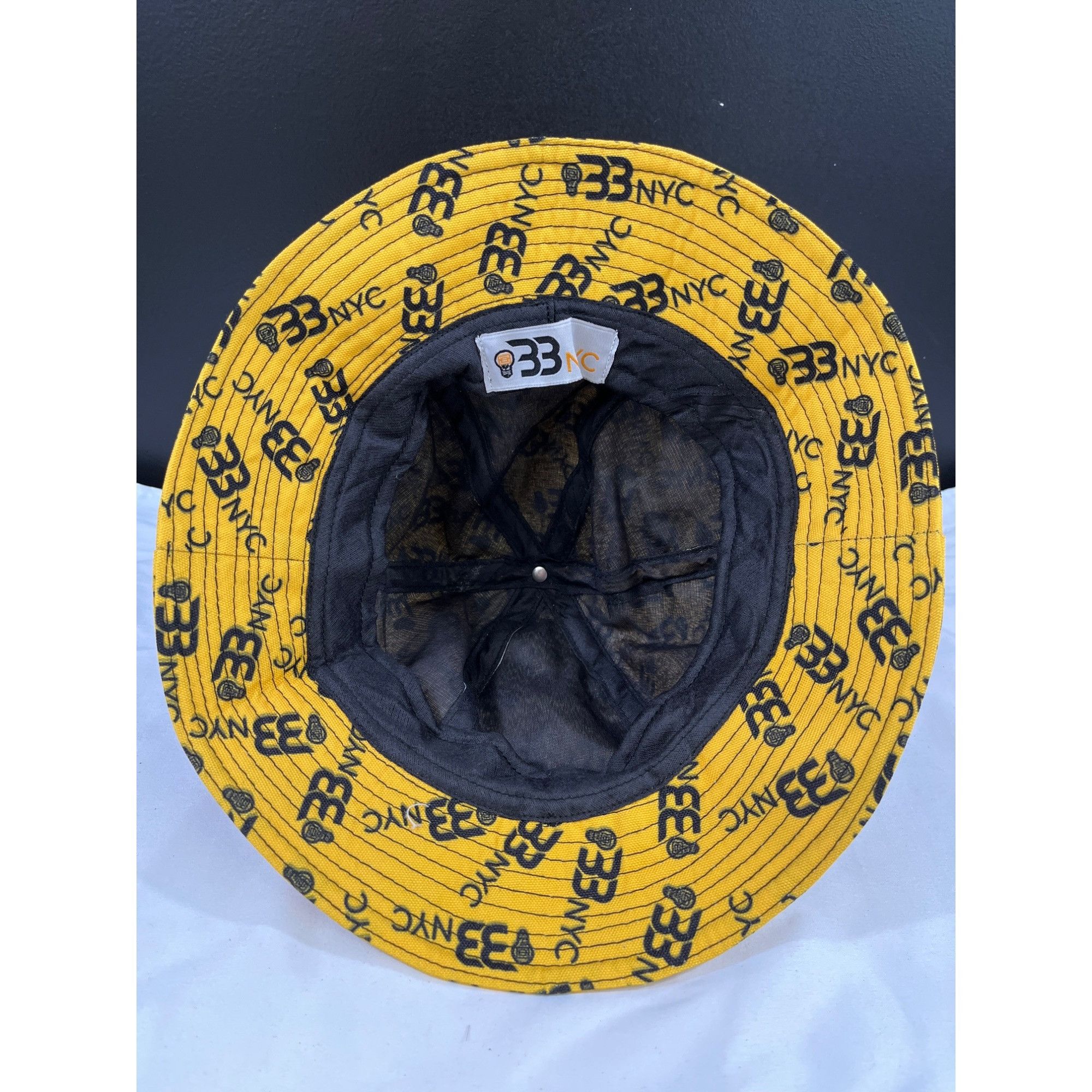 Other BB NYC Unisex Yellow Bucket Hat SKU 6160 Size ONE SIZE - 2 Thumbnail