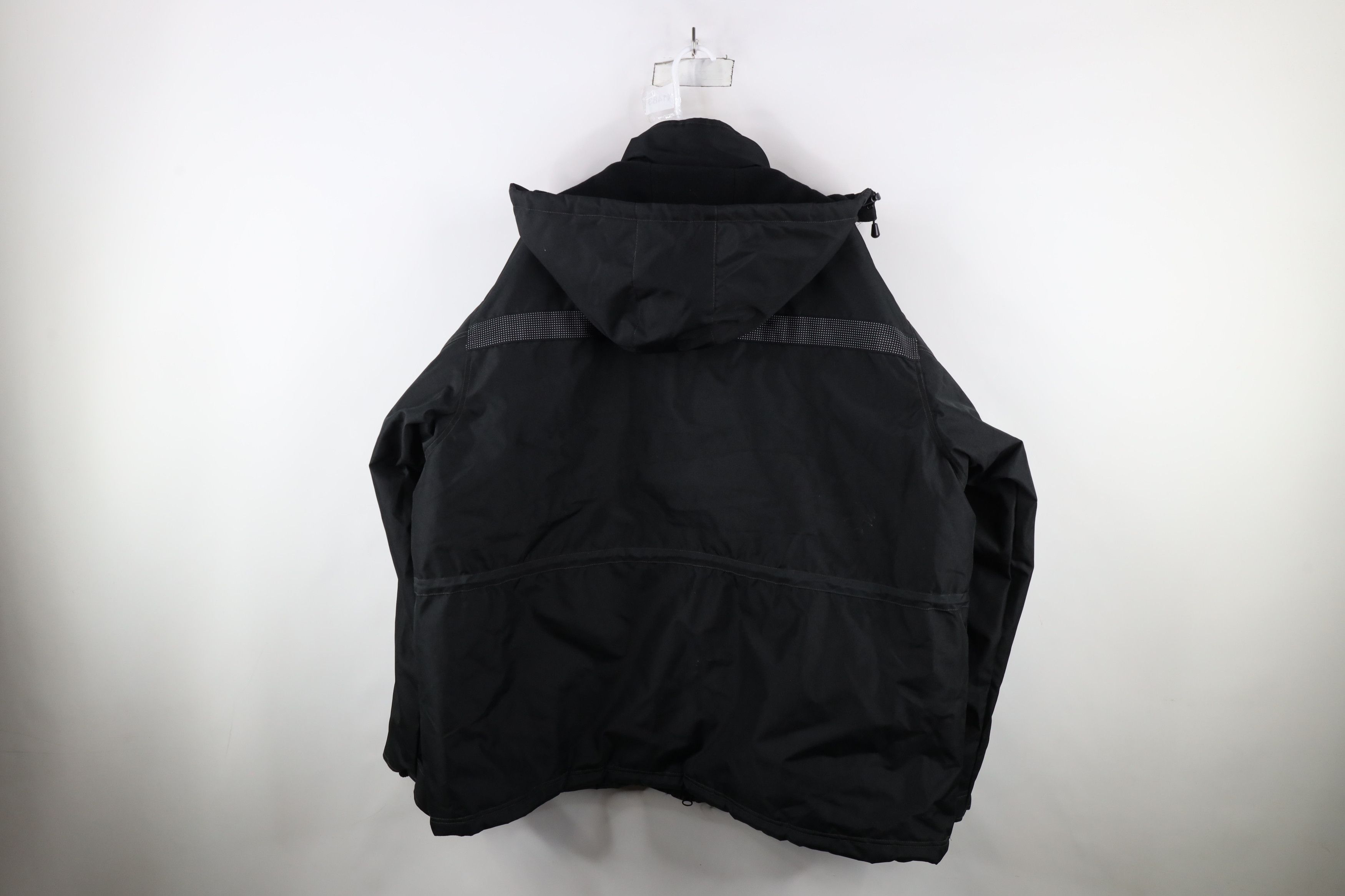 Caterpillar × Vintage Vintage Caterpillar Quilted Hooded Heavy Duty Jacket Black Size US XXL / EU 58 / 5 - 15 Thumbnail