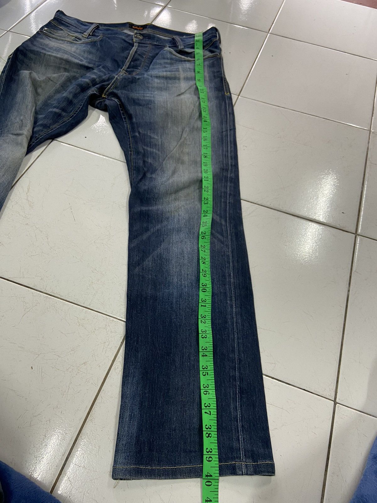 Japanese Brand BACK NUMBER RELAXY DENIM JEANS Size US 32 / EU 48 - 17 Thumbnail
