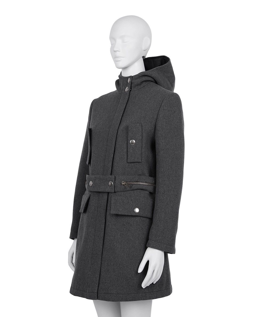 Miu Miu Miu Miu F/W1999 Coat in Grey Size S / US 4 / IT 40 - 4 Thumbnail