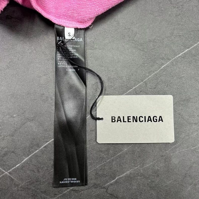 Balenciaga Balenciaga size S Pink double-B embroidered logo shorts Size 24" / US 00 / IT 34 - 5 Thumbnail