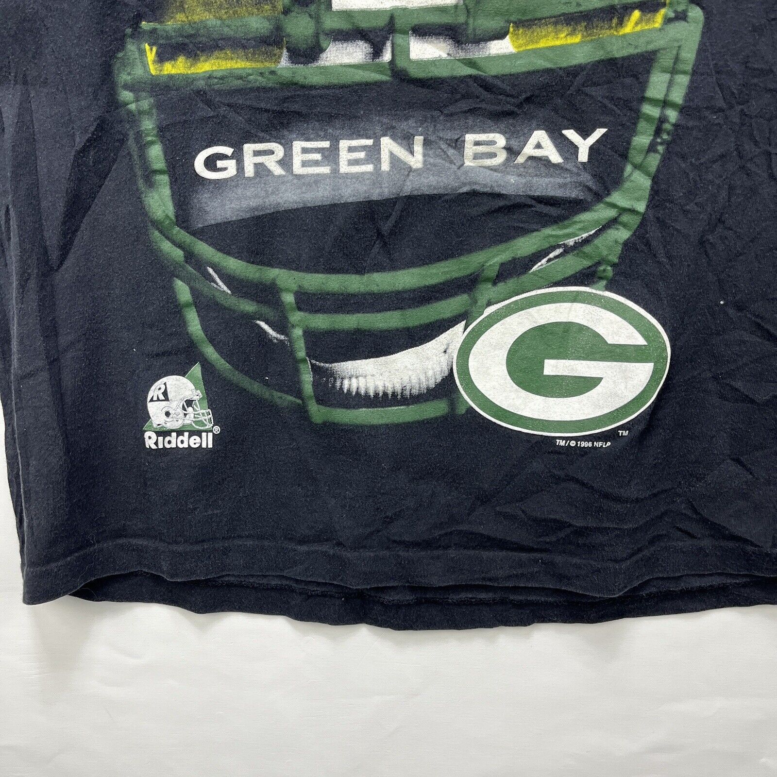 Vintage Vintage Green Bay Packers T-shirt Size L Ridell Tag 90’s USA Size US L / EU 52-54 / 3 - 3 Thumbnail