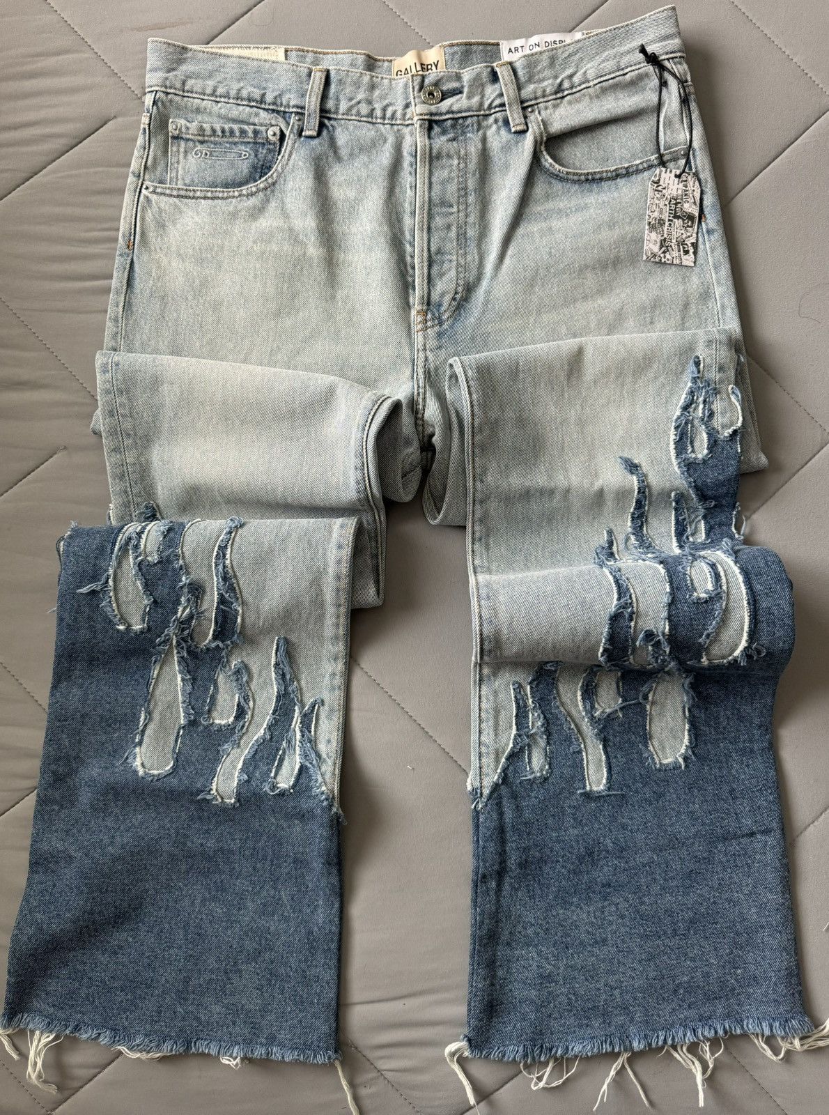 Gallery Dept. Gallery Dept. Blvd LA Flare Indigo Blue Flared Jeans 34x36 Size US 34 / EU 50 - 11 Thumbnail