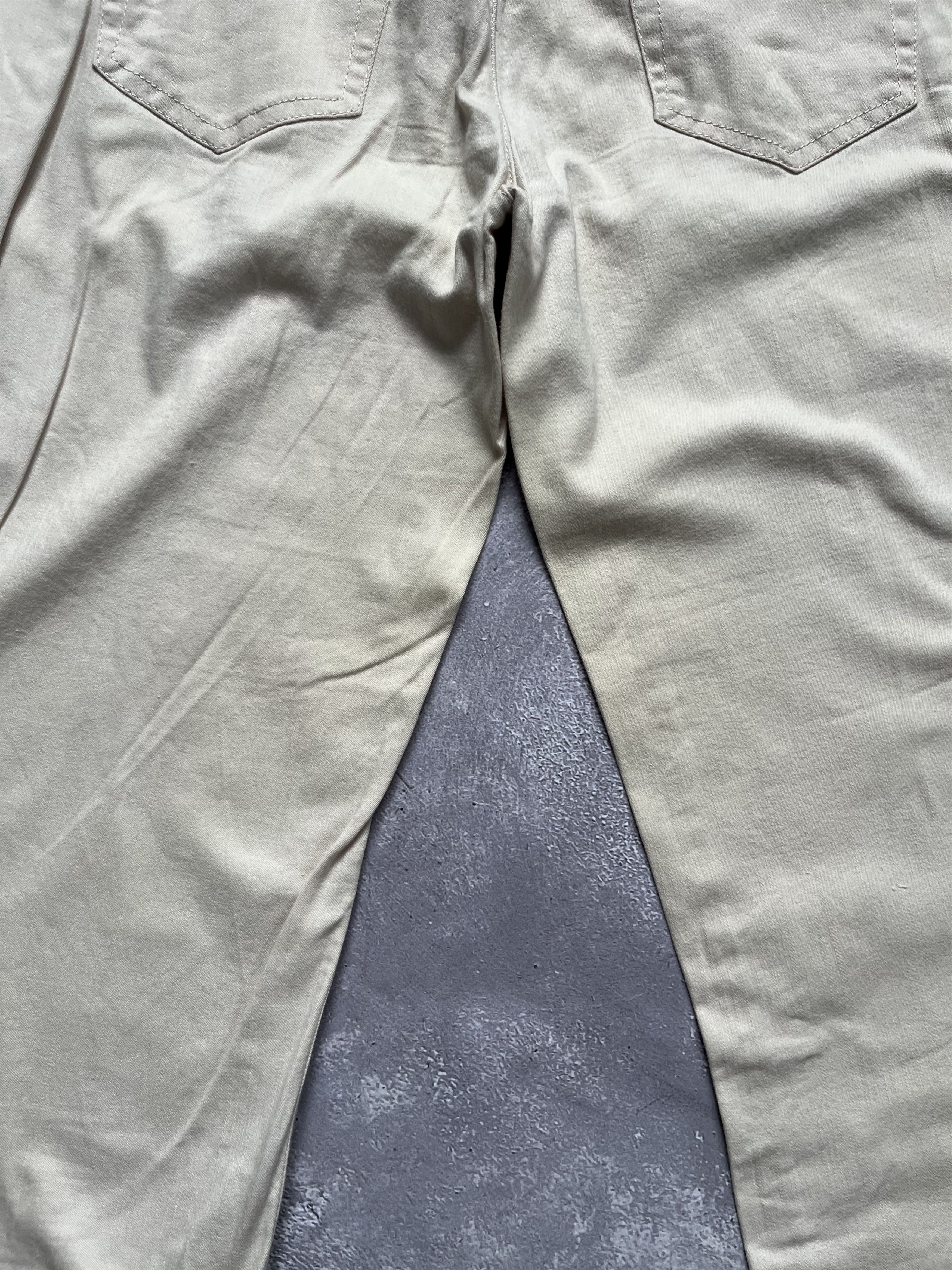 Gucci Gucci Era Tom Ford With Snap Buckle Logo Beige Pants Size 29" - 19 Thumbnail