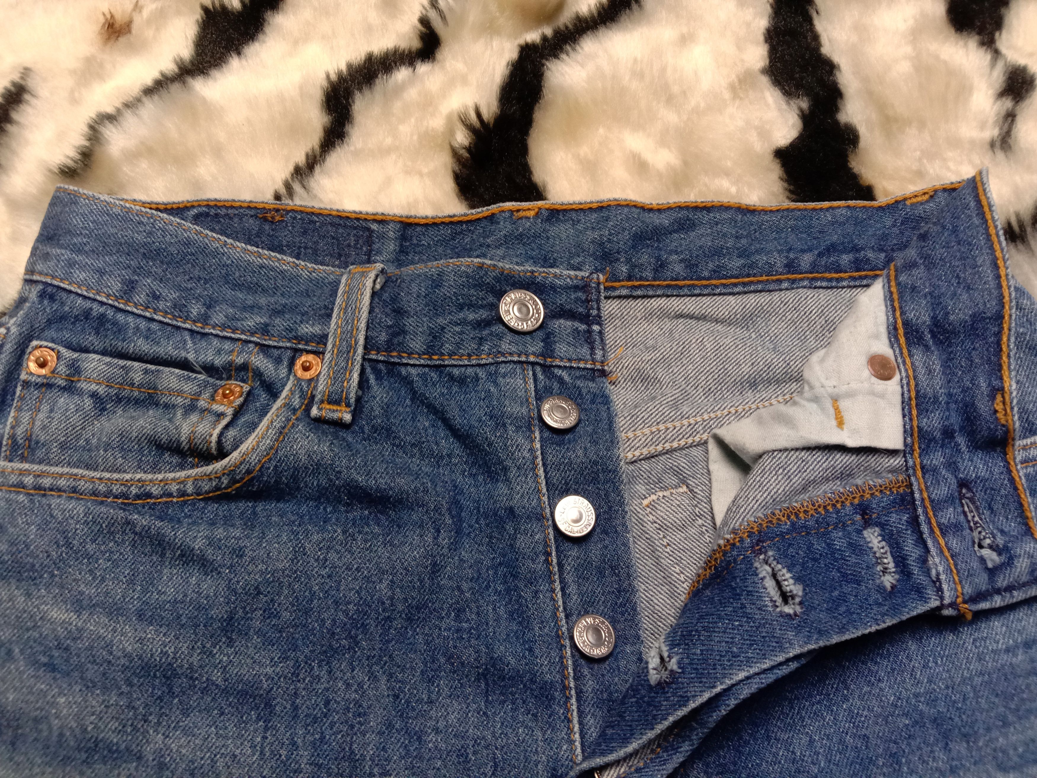 Number (N)ine × Undercover Distressed Vintage Levis 501Jean Size US 27 - 11 Thumbnail