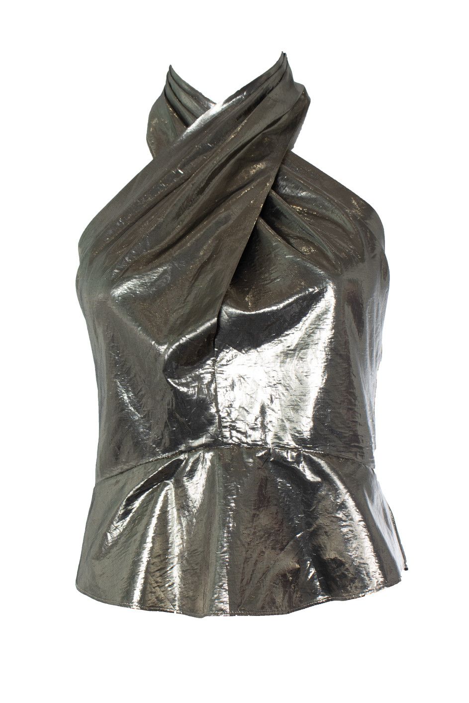 Isabel Marant Isabel Marant, metallic halter top Size S / US 4 / IT 40 - 1 Thumbnail