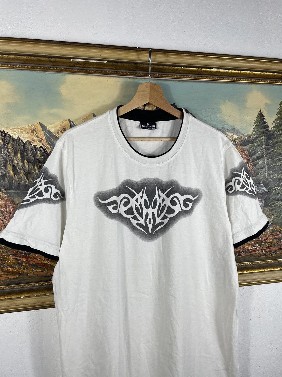 Hysteric Glamour 🔥Sick Y2K Southern Tribal Skull Shirt Goth Punk Size US XL / EU 56 / 4 - 5 Thumbnail