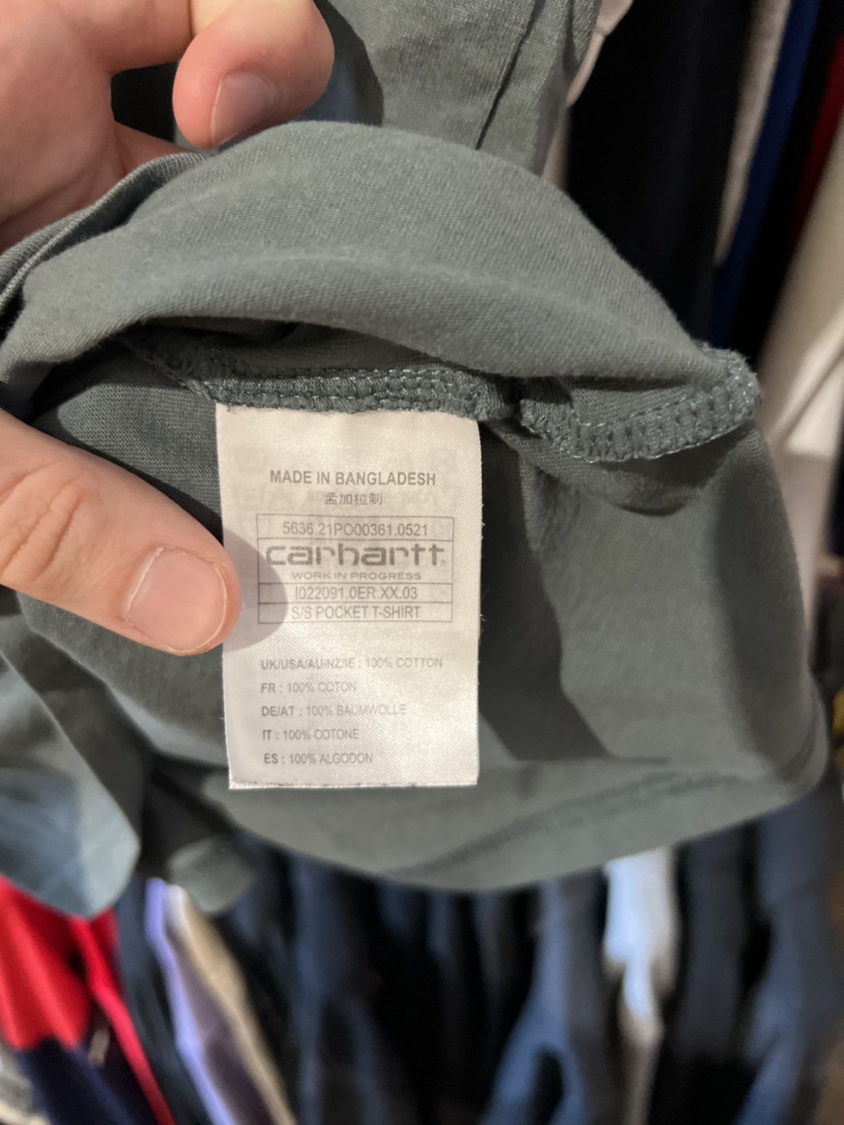 Carhartt VINTAGE CARHARTT POCKET LOGO T-SHIRT GREEN SIZE S HYPE Y2K Size US S / EU 44-46 / 1 - 5 Thumbnail