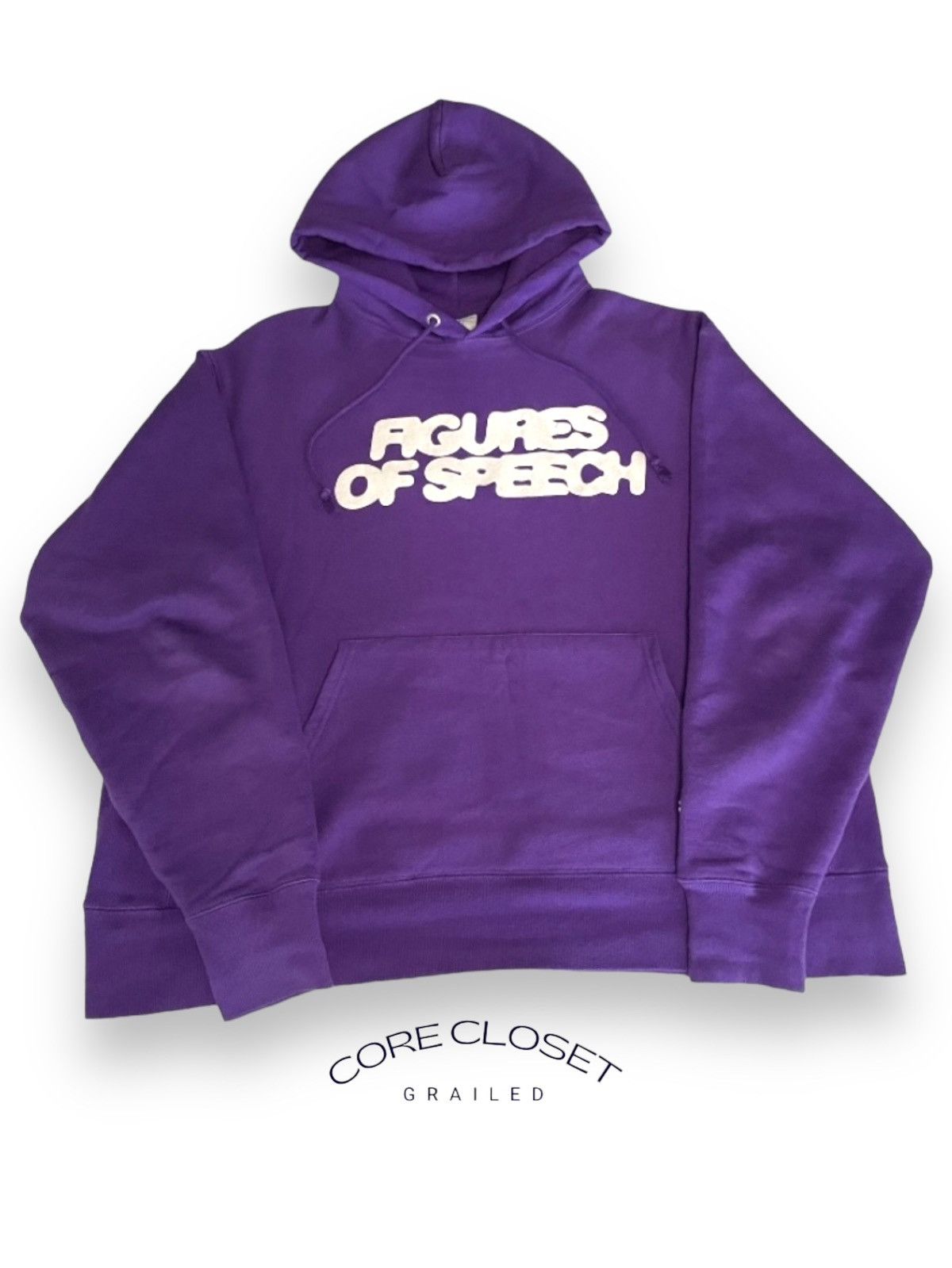 Virgil Abloh Brooklyn MUsuem FOS trojan horse hoodie purple store size medium M nwt