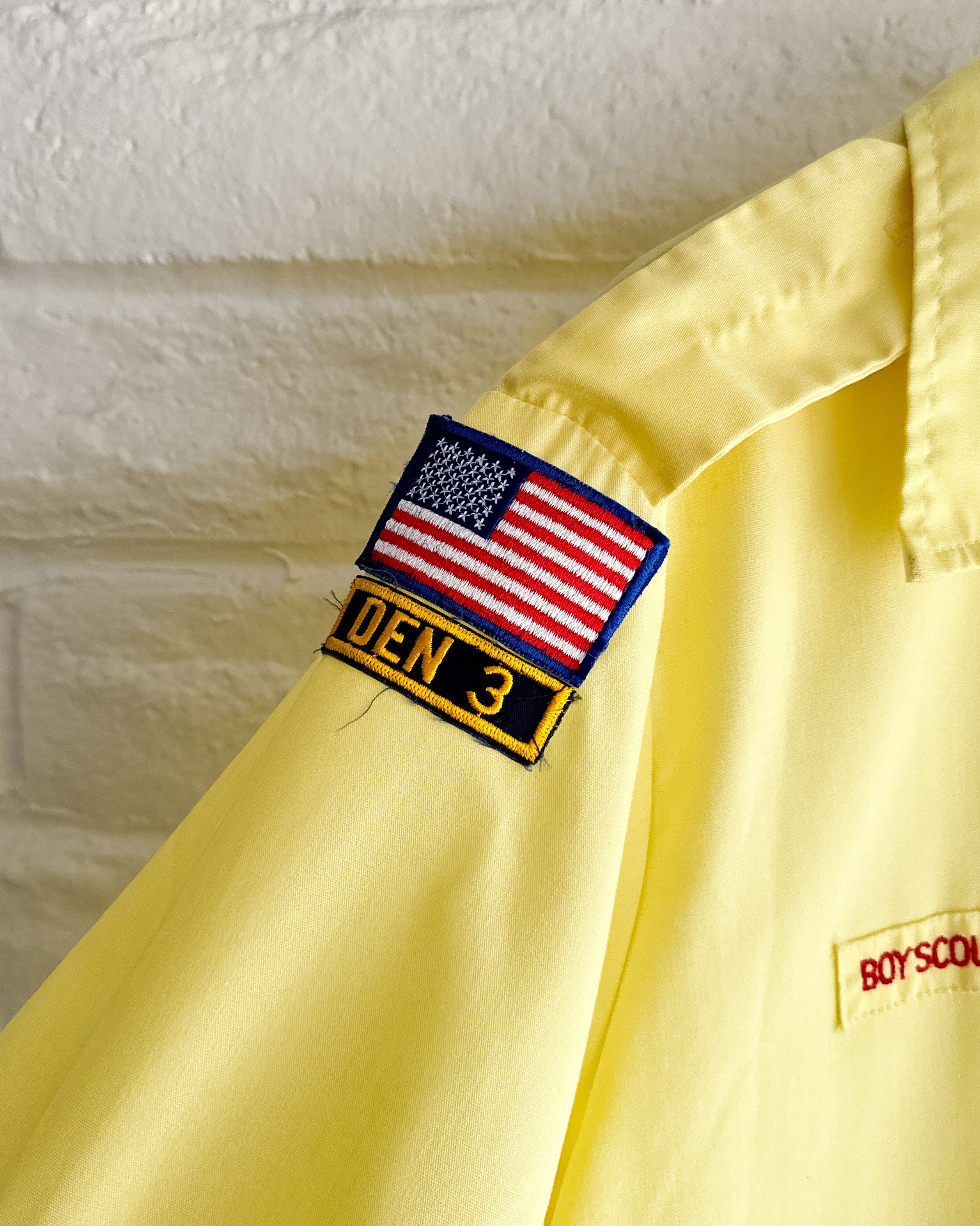 Vintage Vintage 80s Boy Scouts Of American Shirt Yellow XL San Diego Size US XL / EU 56 / 4 - 4 Thumbnail