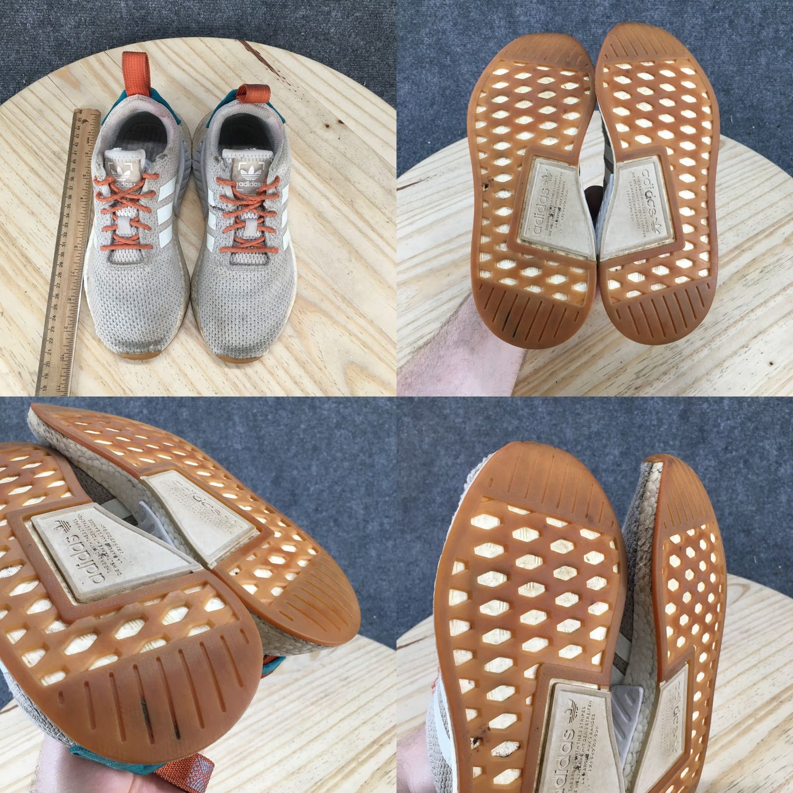 Adidas Adidas NMD Runner Sneaker Mens 5 Low Top White Summer CQ3080 Athletic Boost R2 Size US 5 / EU 37 - 9 Thumbnail