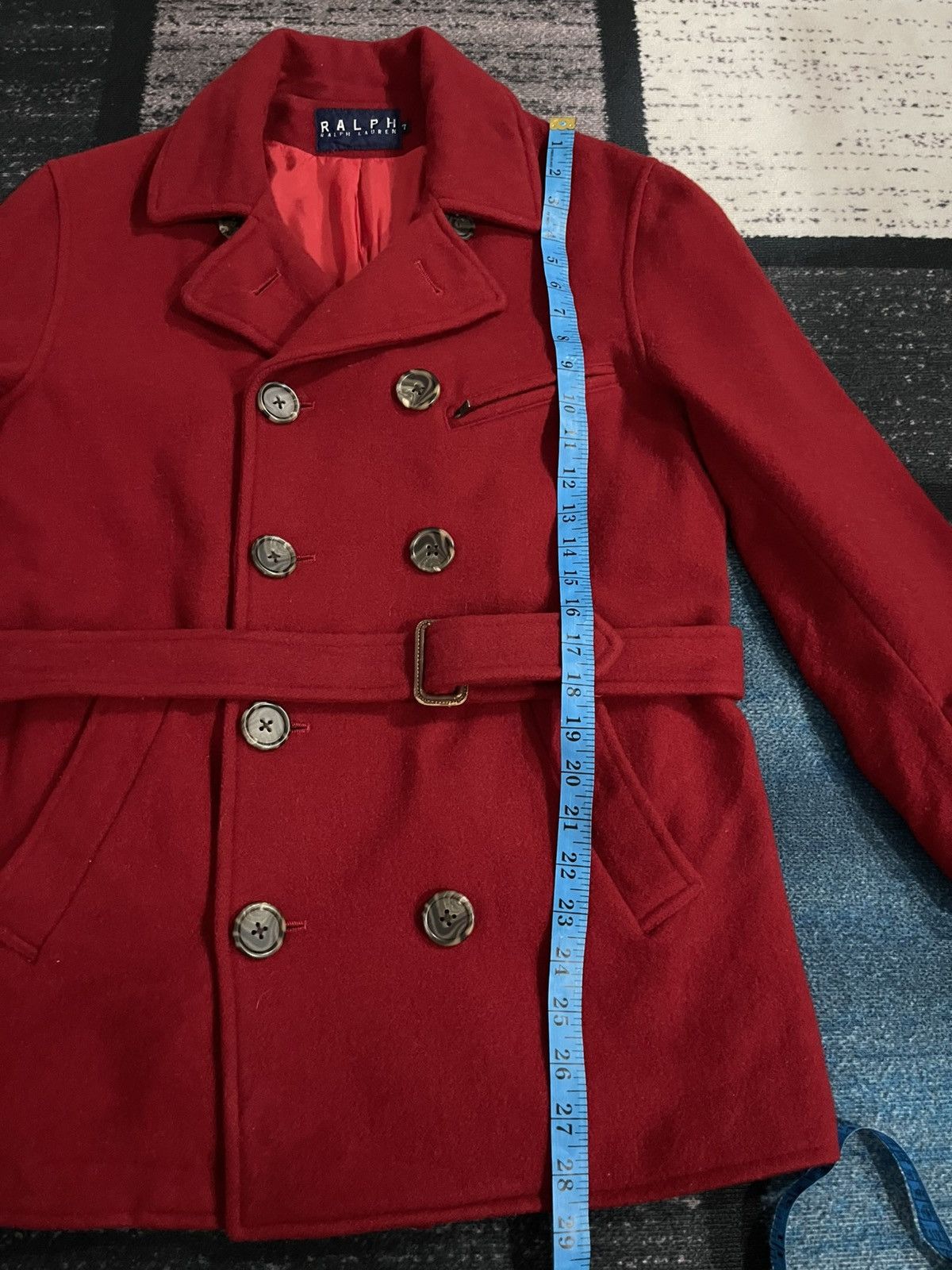Lauren Ralph Lauren × Ralph Lauren Lauren Ralph Lauren Trench Coat Wool Jacket Size M / US 6-8 / IT 42-44 - 11 Thumbnail