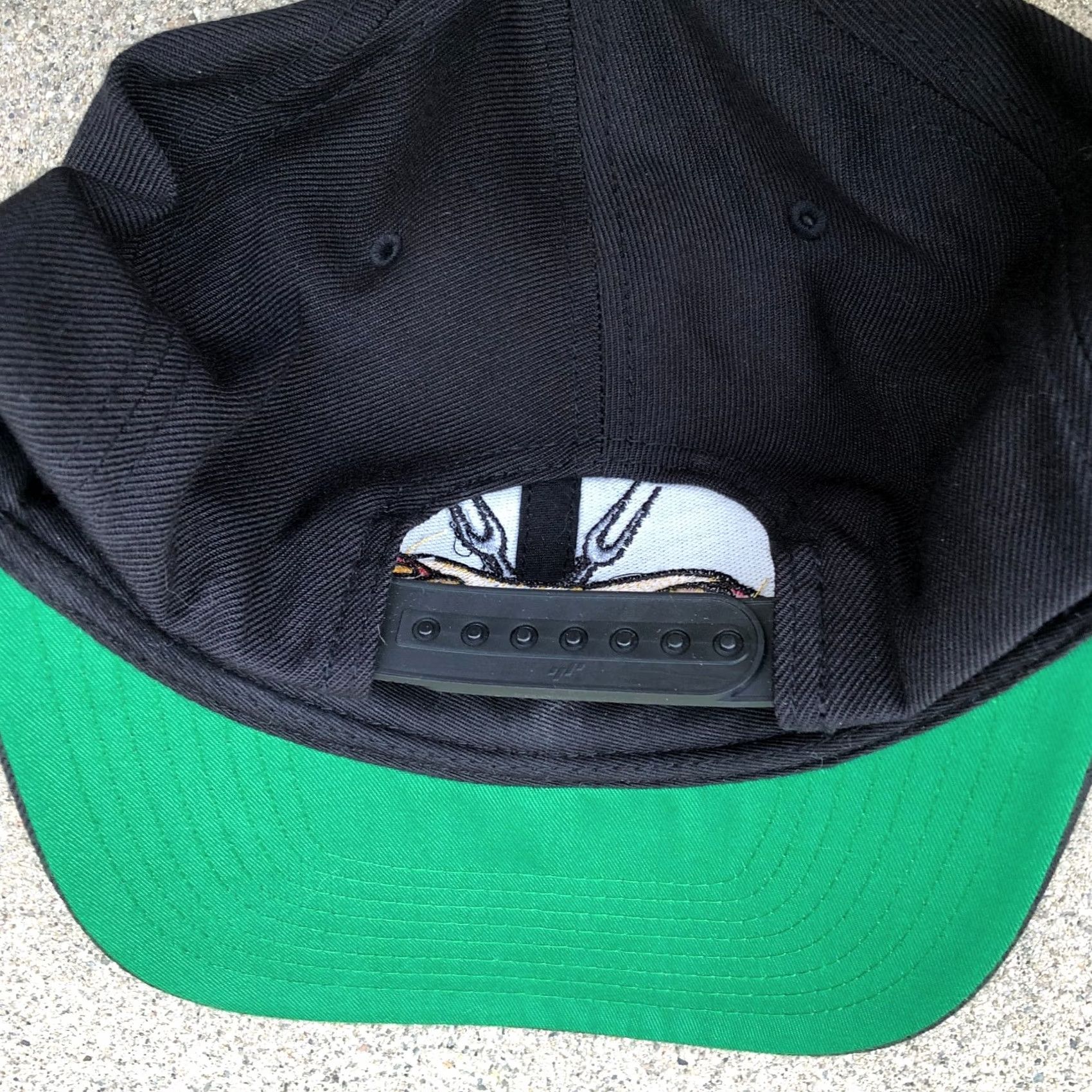 Vintage YUPOONG Hot Dog BBQ Snapback Hat Men's One Size Summer Cap Wool Blend Black Size ONE SIZE - 4 Thumbnail