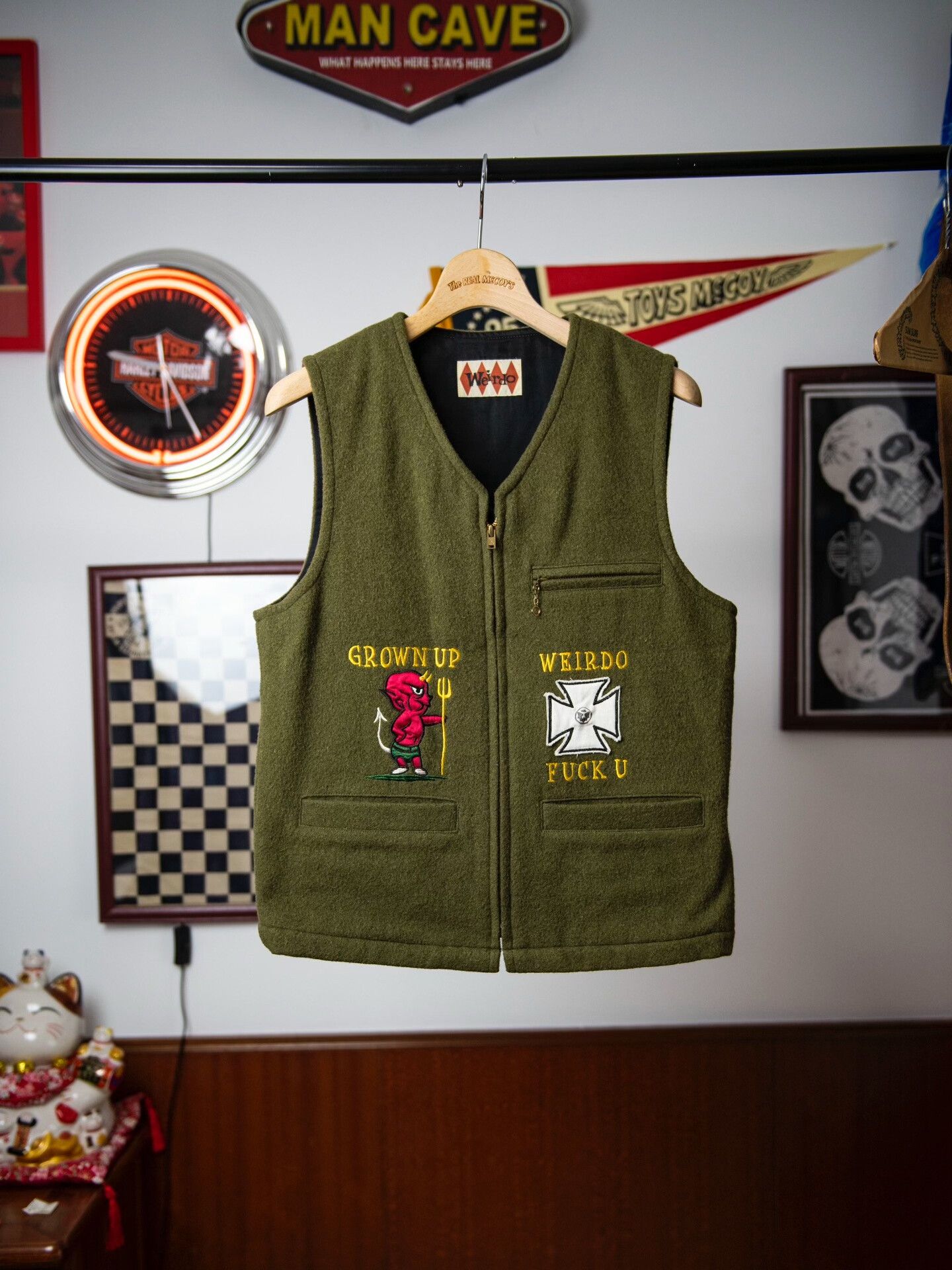 Wacko Maria Weirdo Vest in Classic Style Size US S / EU 44-46 / 1 - 1 Thumbnail