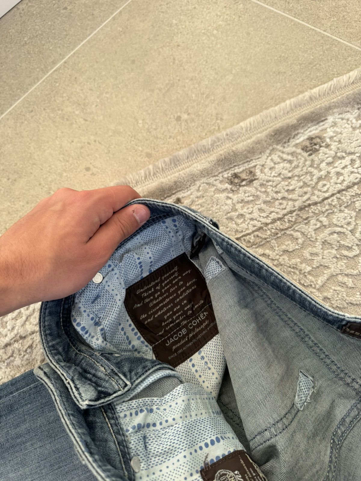 Jacob Cohen Jacob Cohen Jeans Size 32 Blue Designer Made in Italy Size US 32 / EU 48 - 9 Thumbnail