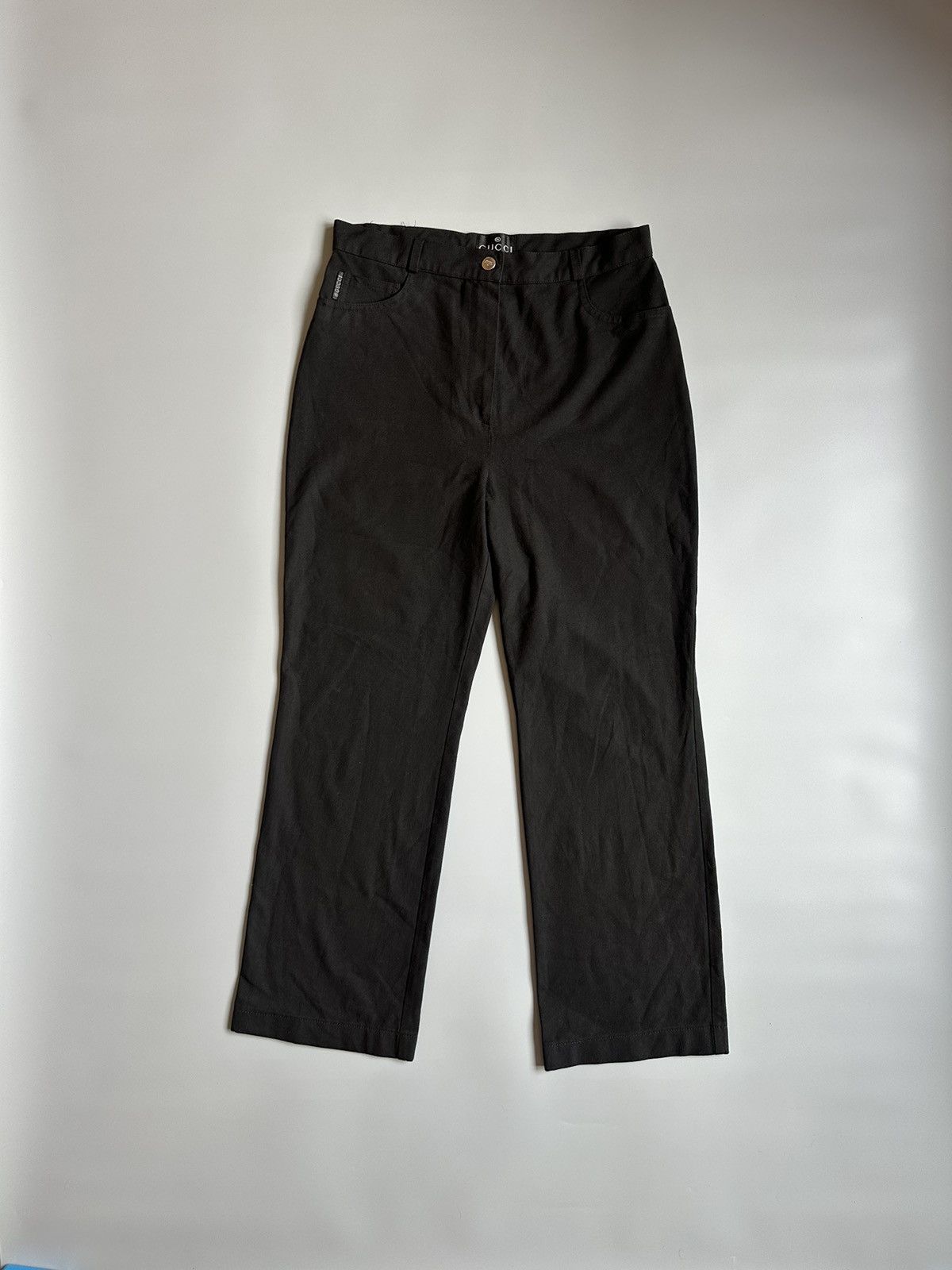 Gucci GUCCI Women Straight Pants 800108 ZARRR1000 Black