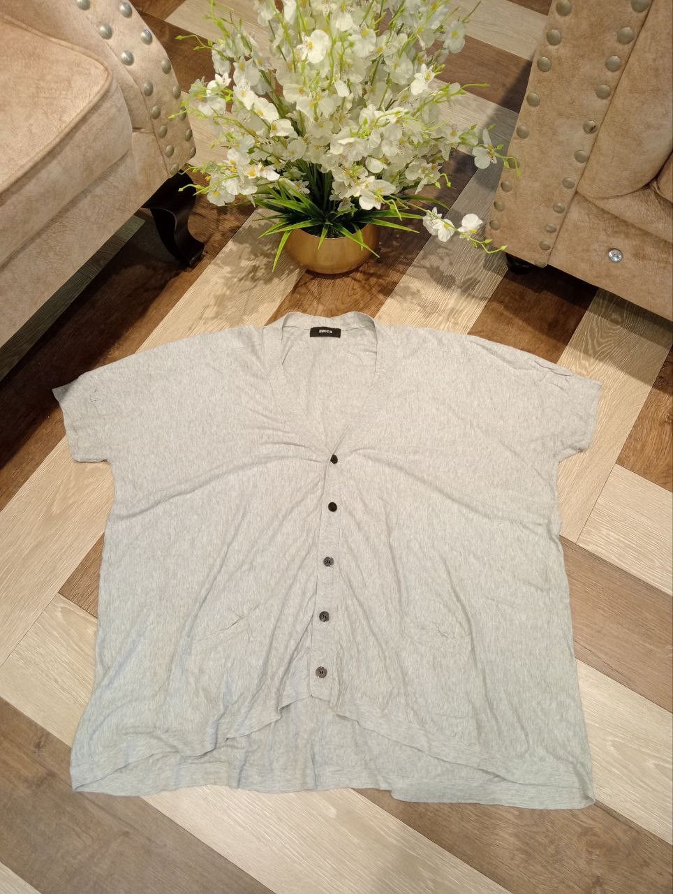 Zucca VINTAGE ZUCCA ISSEY MIYAKE SHORT SLEEVE OVERSIZED CARDIGAN Size M / US 6-8 / IT 42-44 - 2 Thumbnail
