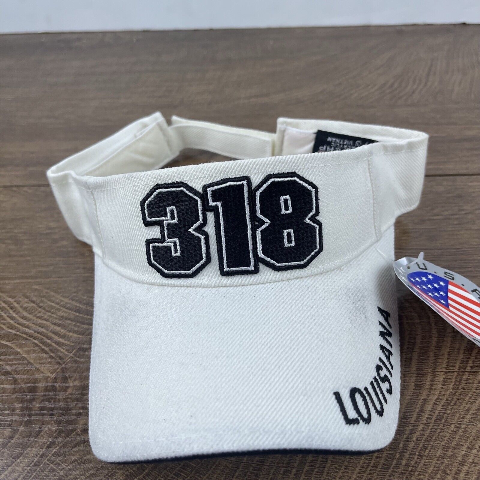 Other Louisianna 318 Visor Hat White Cap Hat 318 Adjustable Hat Wh Size ONE SIZE - 4 Thumbnail