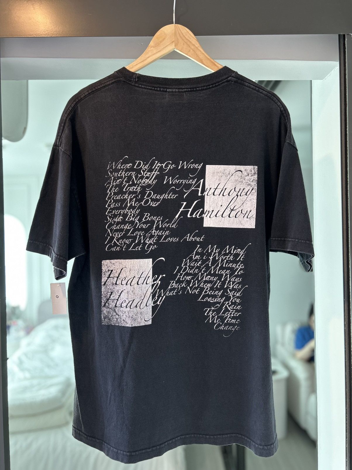Band Tees Anthony Hamilton & Heather Headley Vintage 00’ Size US XL / EU 56 / 4 - 5 Thumbnail