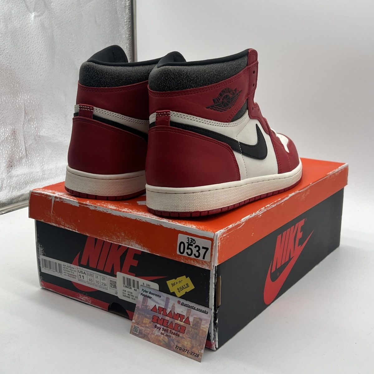Nike Air Jordan 1 high Chicago lost & found Size US 11 / EU 44 - 5 Thumbnail