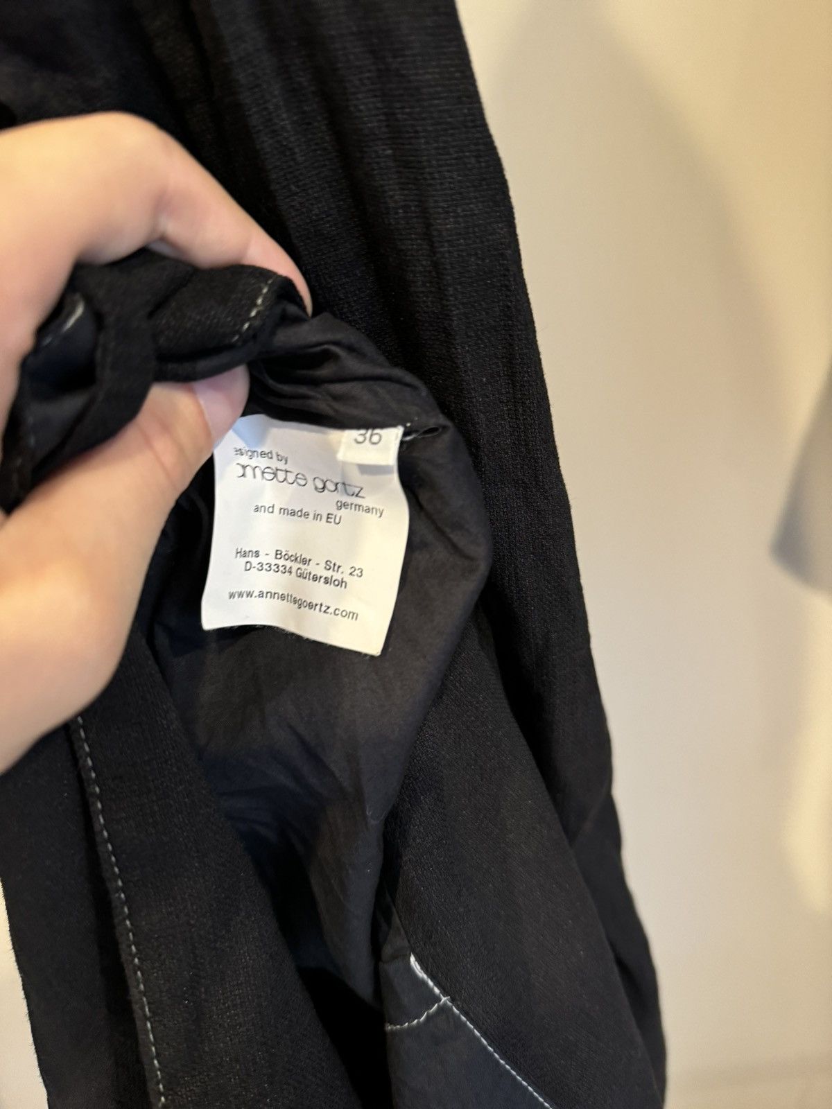 Arnette × Vintage Annette Görtz Archival Black Cloak Size US L / EU 52-54 / 3 - 6 Thumbnail