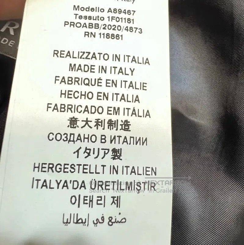 Versace Versace Men's Navy Wool Long Sleeve Jacket . Size US M / EU 48-50 / 2 - 5 Thumbnail