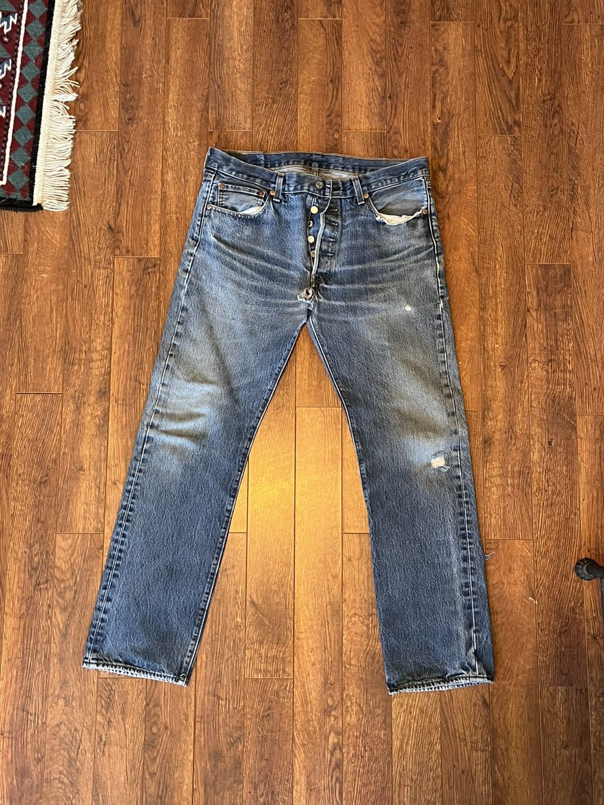 Levi's × Levi's Vintage Clothing × Vintage Vintage Button Fly Levis Jeans 34/32 Size US 34 / EU 50 - 1 Thumbnail