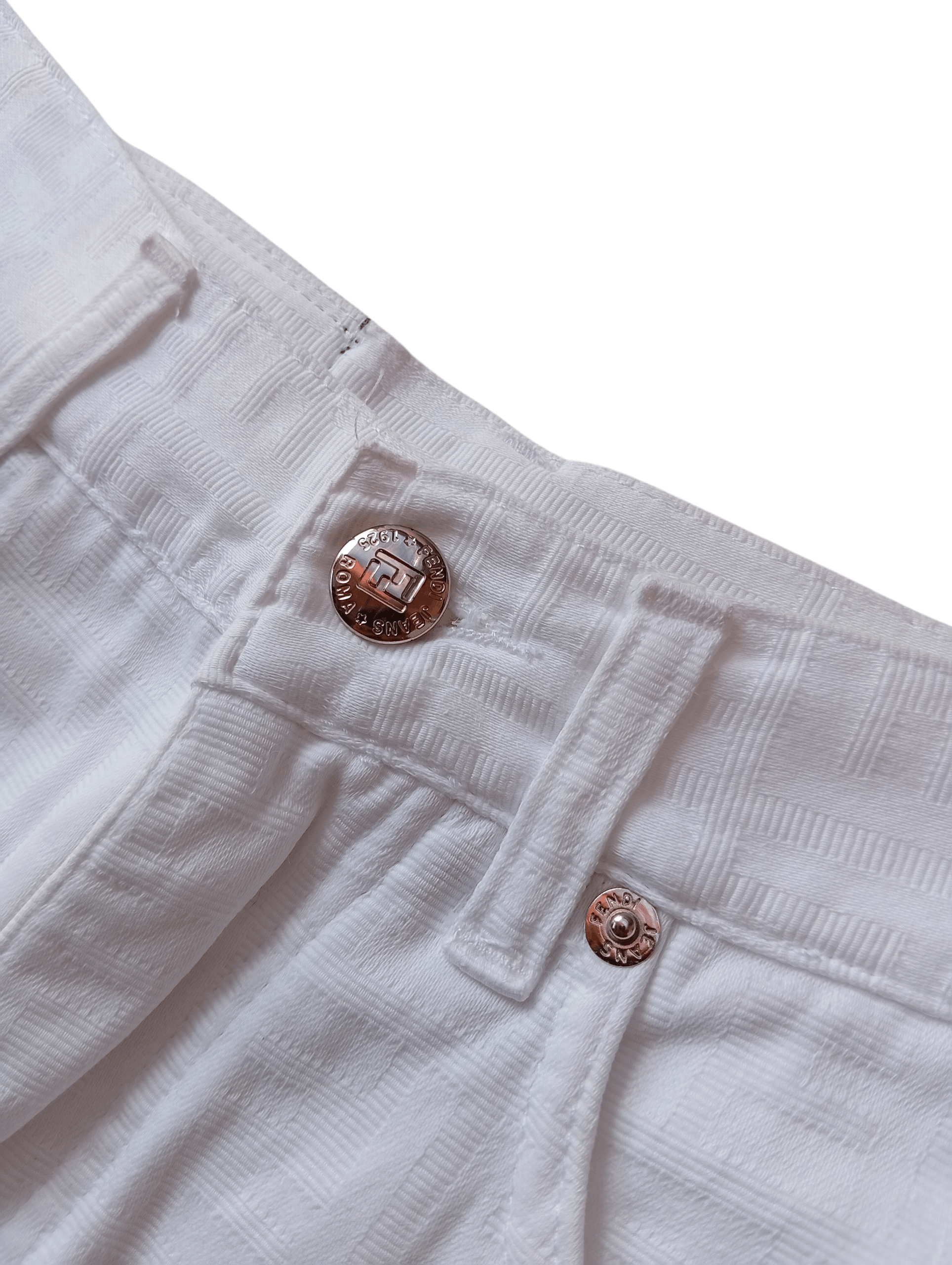 Fendi Fendi white monogram short pants Size 28" / US 6 / IT 42 - 4 Thumbnail