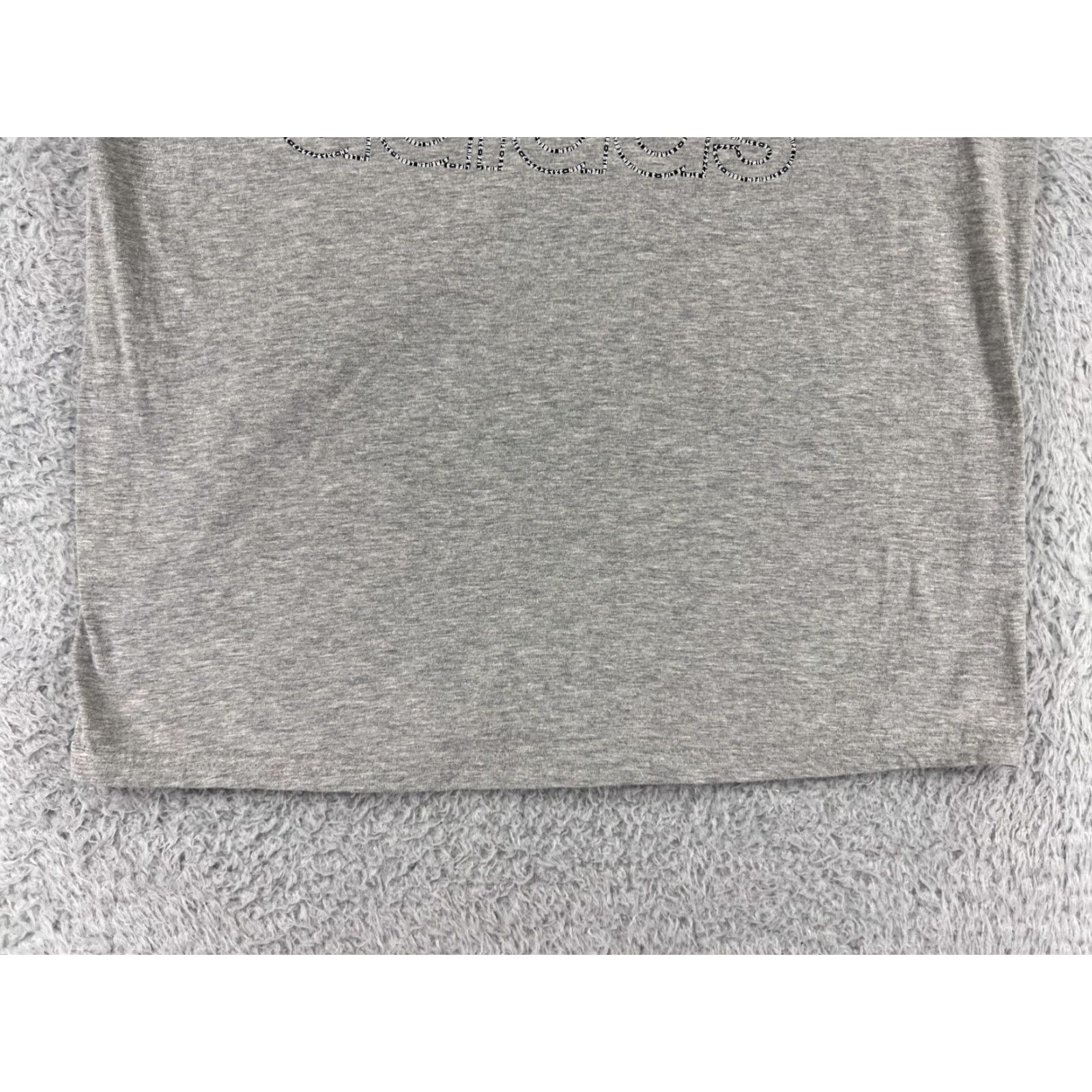 Adidas Adidas Shirt Men Large Gray Spellout Logo Short Sleeve Crew Neck Cotton Athletic Size US L / EU 52-54 / 3 - 6 Thumbnail