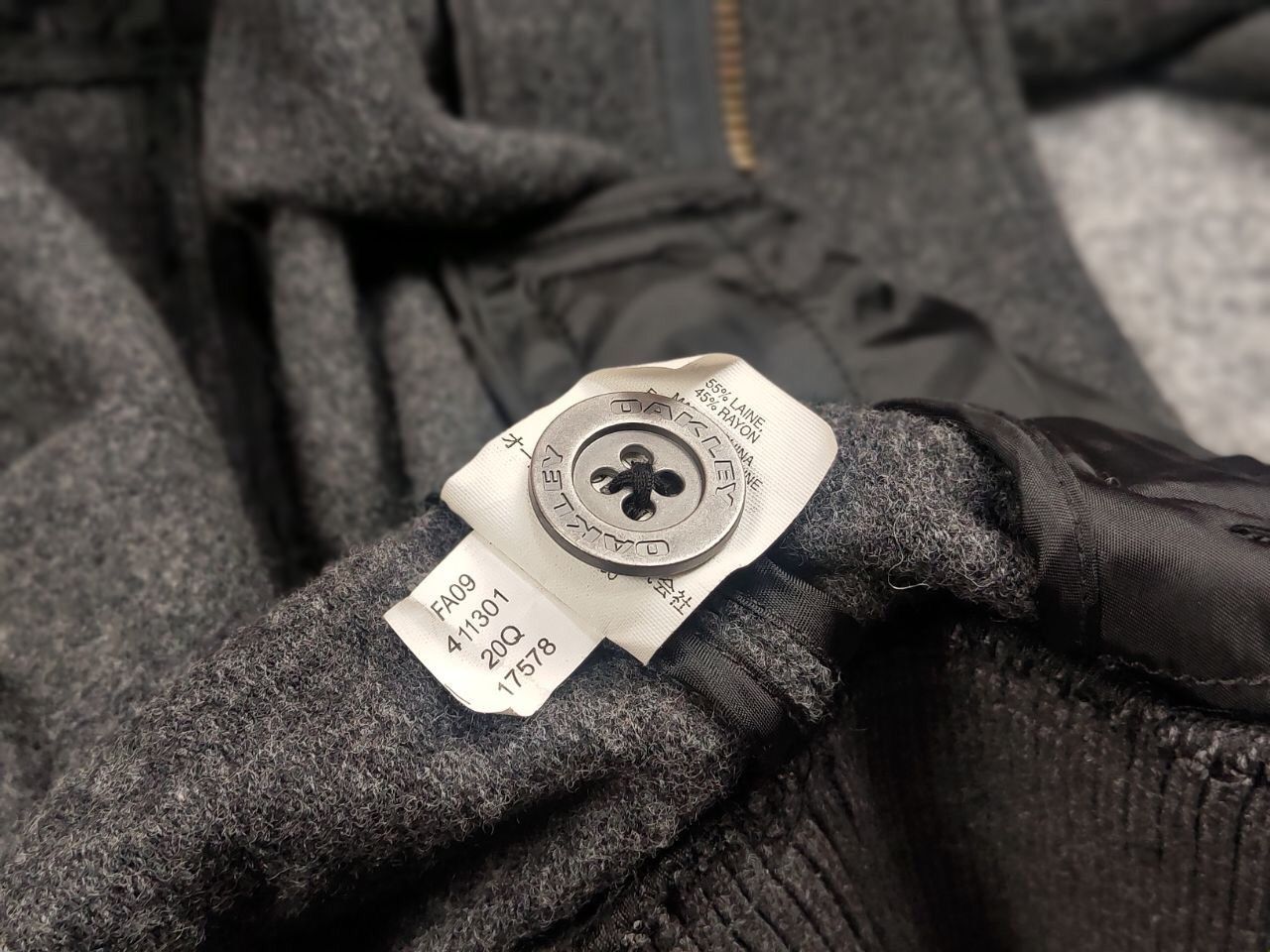 Vintage 00's Oakley tactical field gear Wool Jacket Breasted