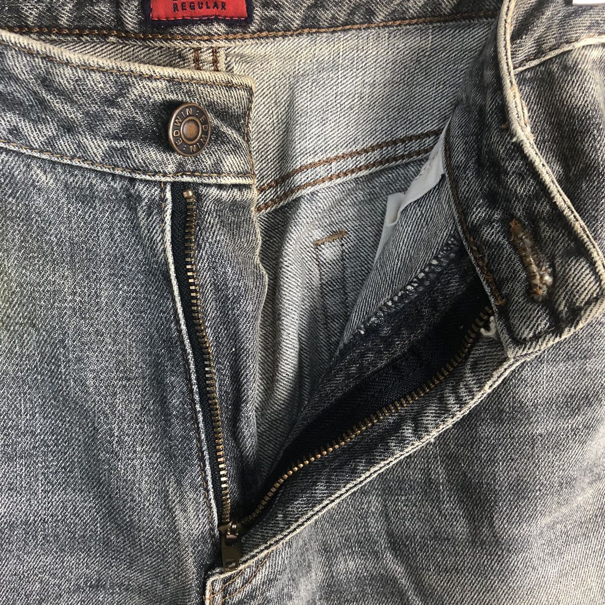 Edwin DL Edwin 503 Black Distressed Denim Pants #C278 Size US 34 / EU 50 - 13 Thumbnail