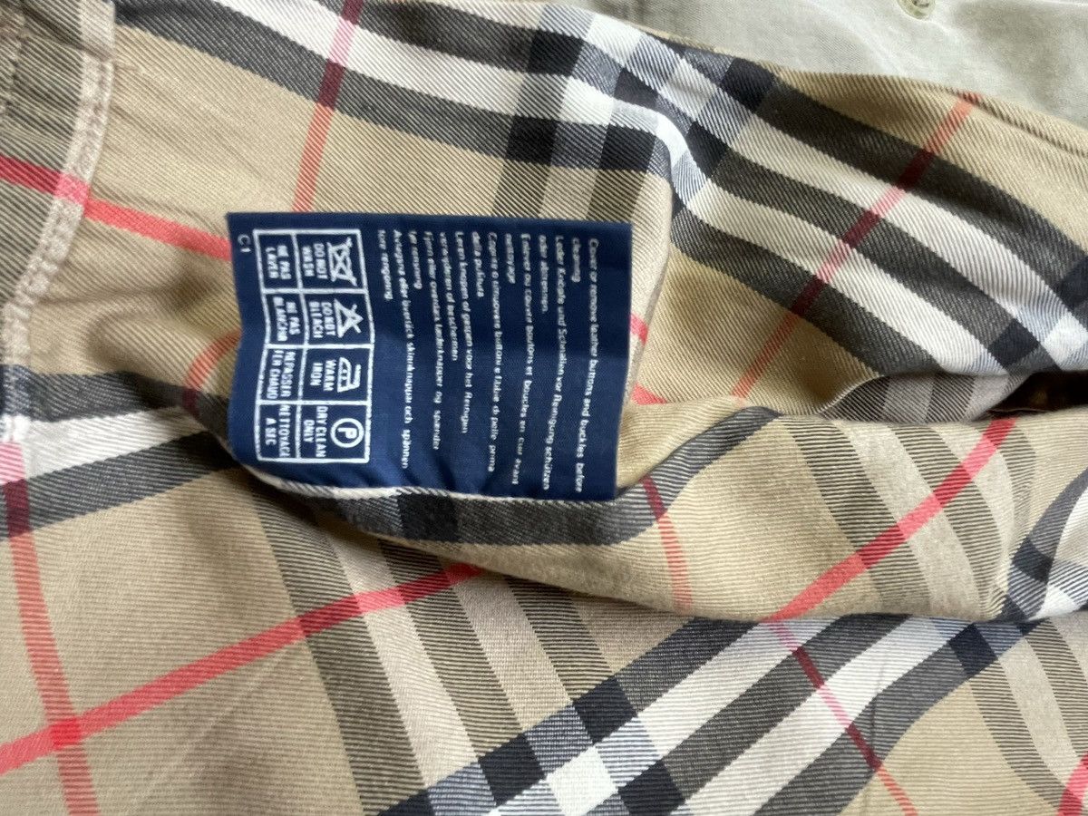 Burberry Burberry Vintage Nova Check Single Breasted Trench Coat Size US L / EU 52-54 / 3 - 9 Thumbnail