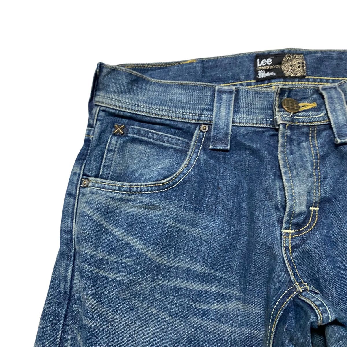 Japanese Brand LEE x MIDAS Machiavel Denim Flare Jeans Size US 30 / EU 46 - 4 Thumbnail