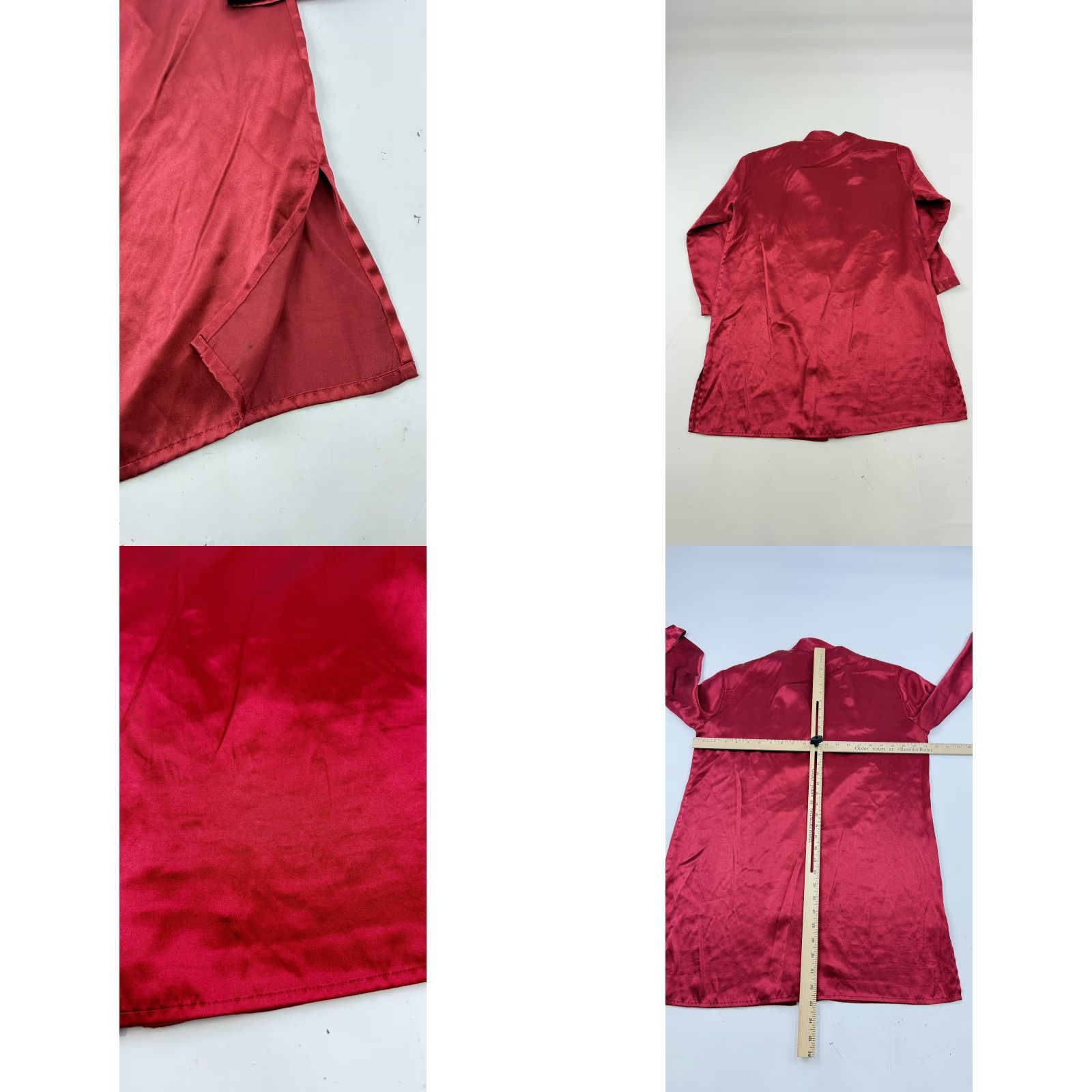 Victoria's Secret Victoria's Secret Shirt Womens Small Red Satin Button Front Sleep Nightgown Size S / US 4 / IT 40 - 8 Thumbnail
