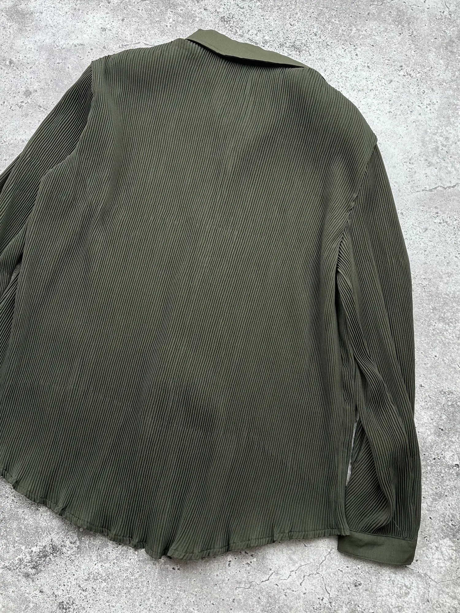 Japanese Brand Vintage Pleated Blouse C510(V239) Size M / US 6-8 / IT 42-44 - 7 Thumbnail