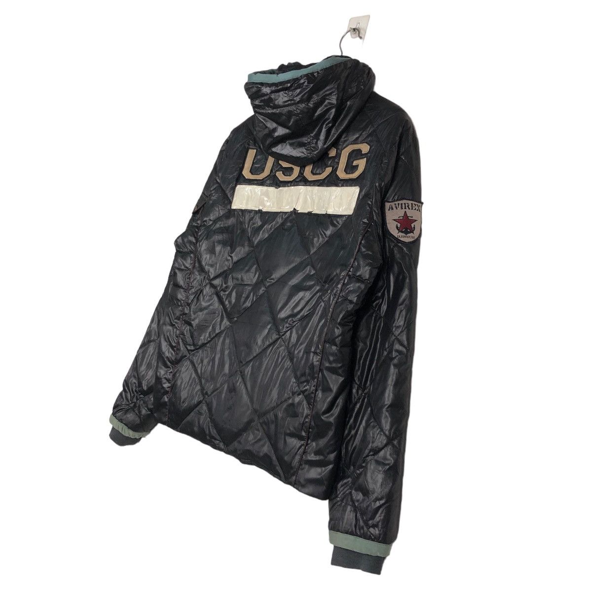 Avirex 🔥Vintage Light Puffer Down Biker Jacket Avirex Full Patches Size US L / EU 52-54 / 3 - 9 Thumbnail