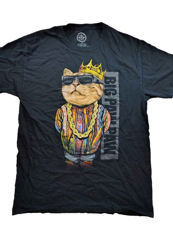 Other Men's D&M Big Paw Paw Cat T-Shirt Size Medium Size US M / EU 48-50 / 2 - 1 Thumbnail