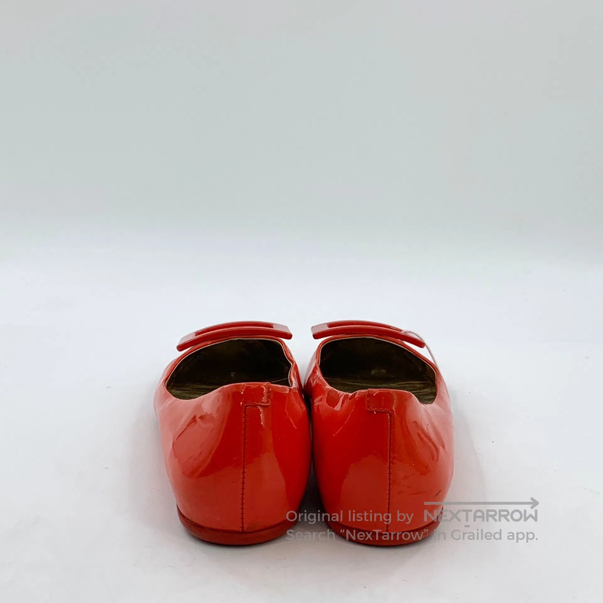 Alexander Wang Alexander Wang Red Patent Leather Square Buckle Casual Fla Size US 12 / IT 42 - 4 Thumbnail