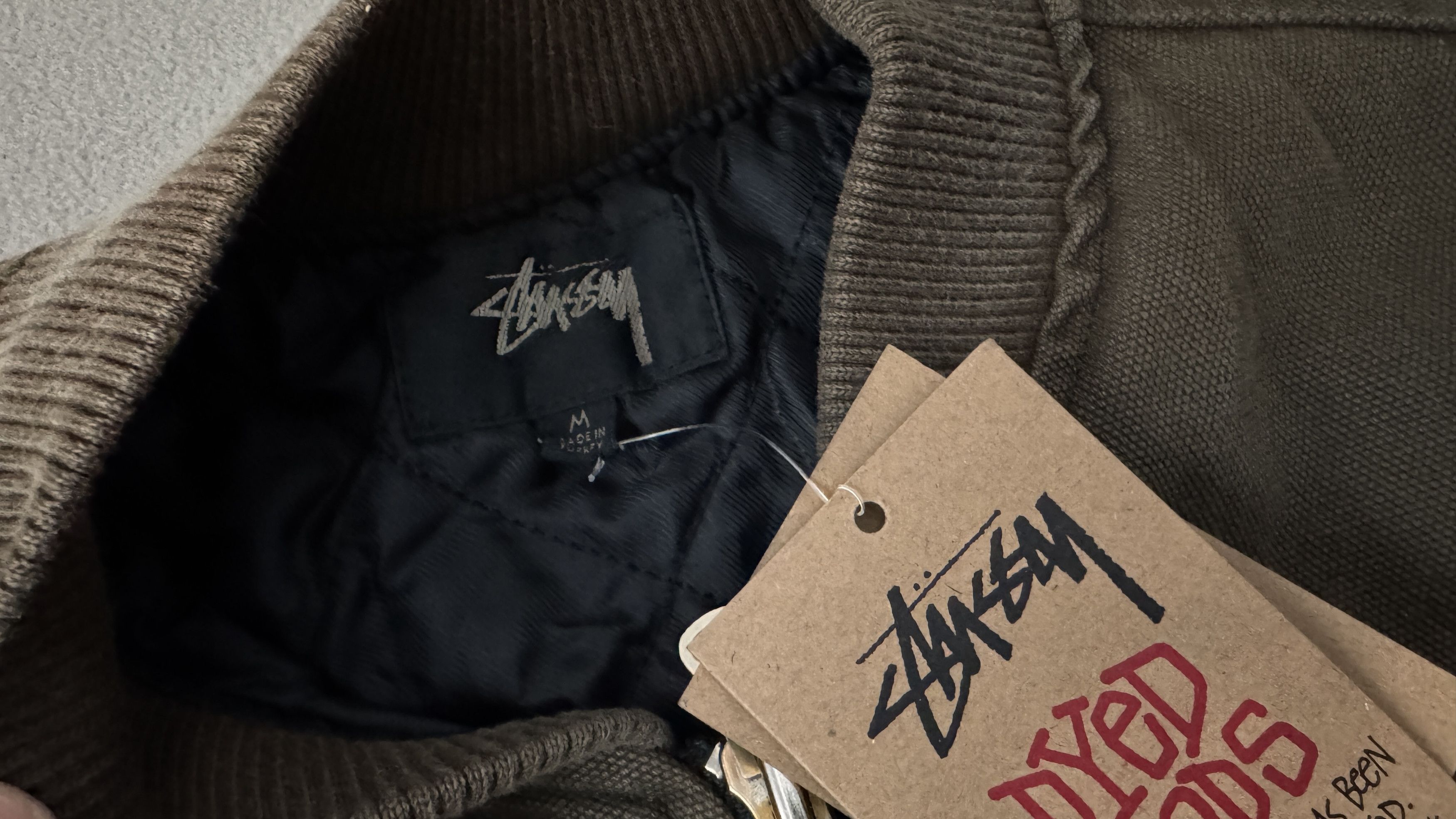 Stussy Stussy Twill Dyed Bomber Jacket Size US M / EU 48-50 / 2 - 3 Thumbnail