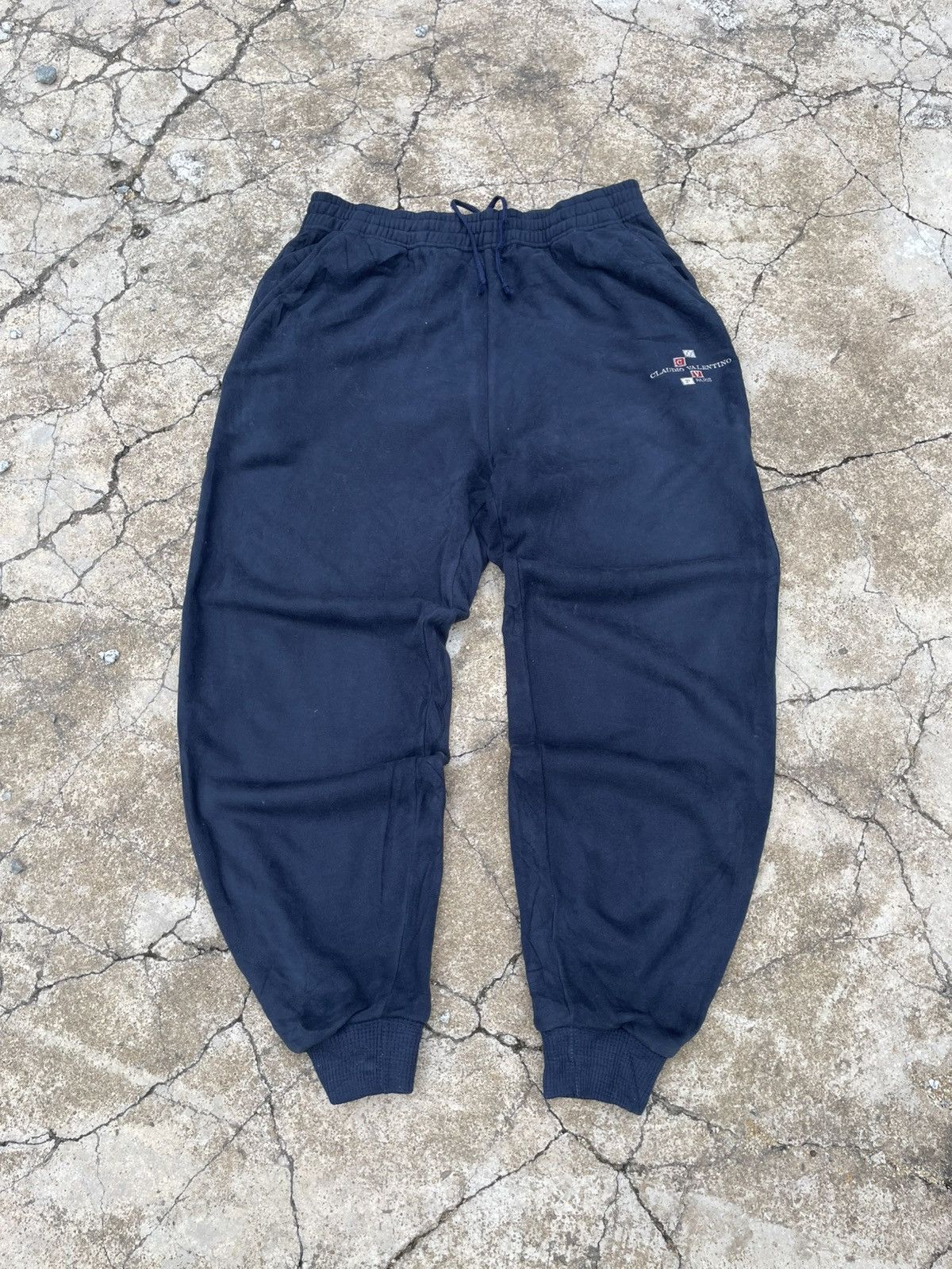 Designer × Valentino × Vintage Vintage Claudio Valentino Jogger Pant Sweatpant drawstring Size US 32 / EU 48 - 1 Thumbnail