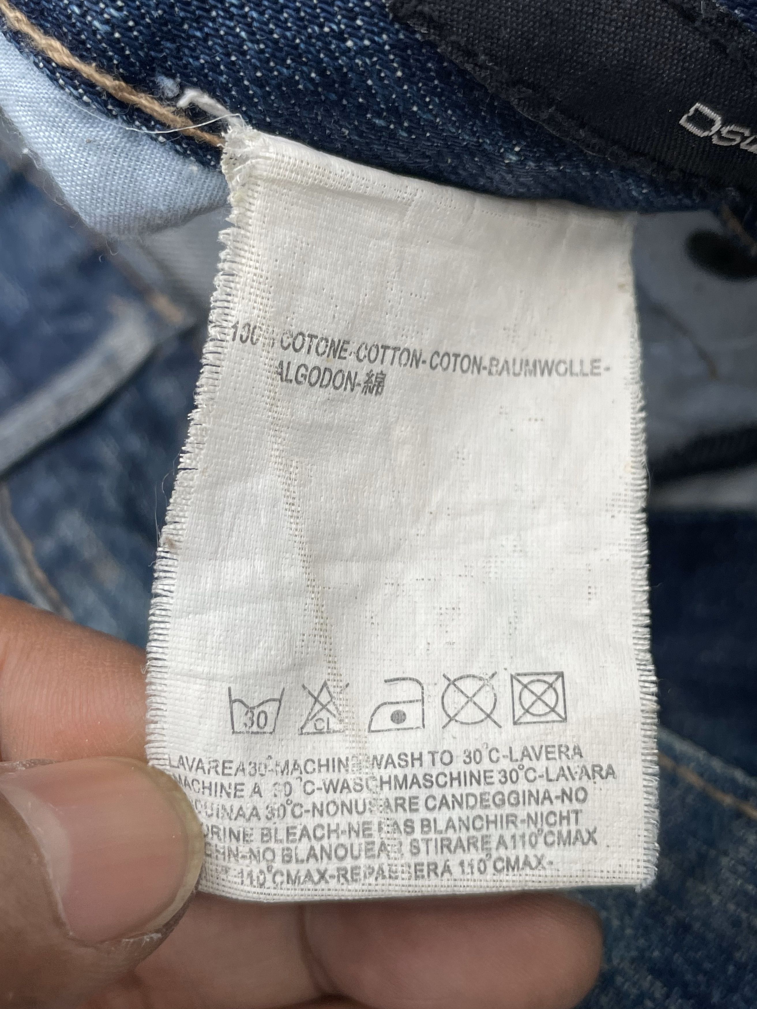 Designer Dsquared2 Custom Distresed Denim Size US 31 - 16 Thumbnail