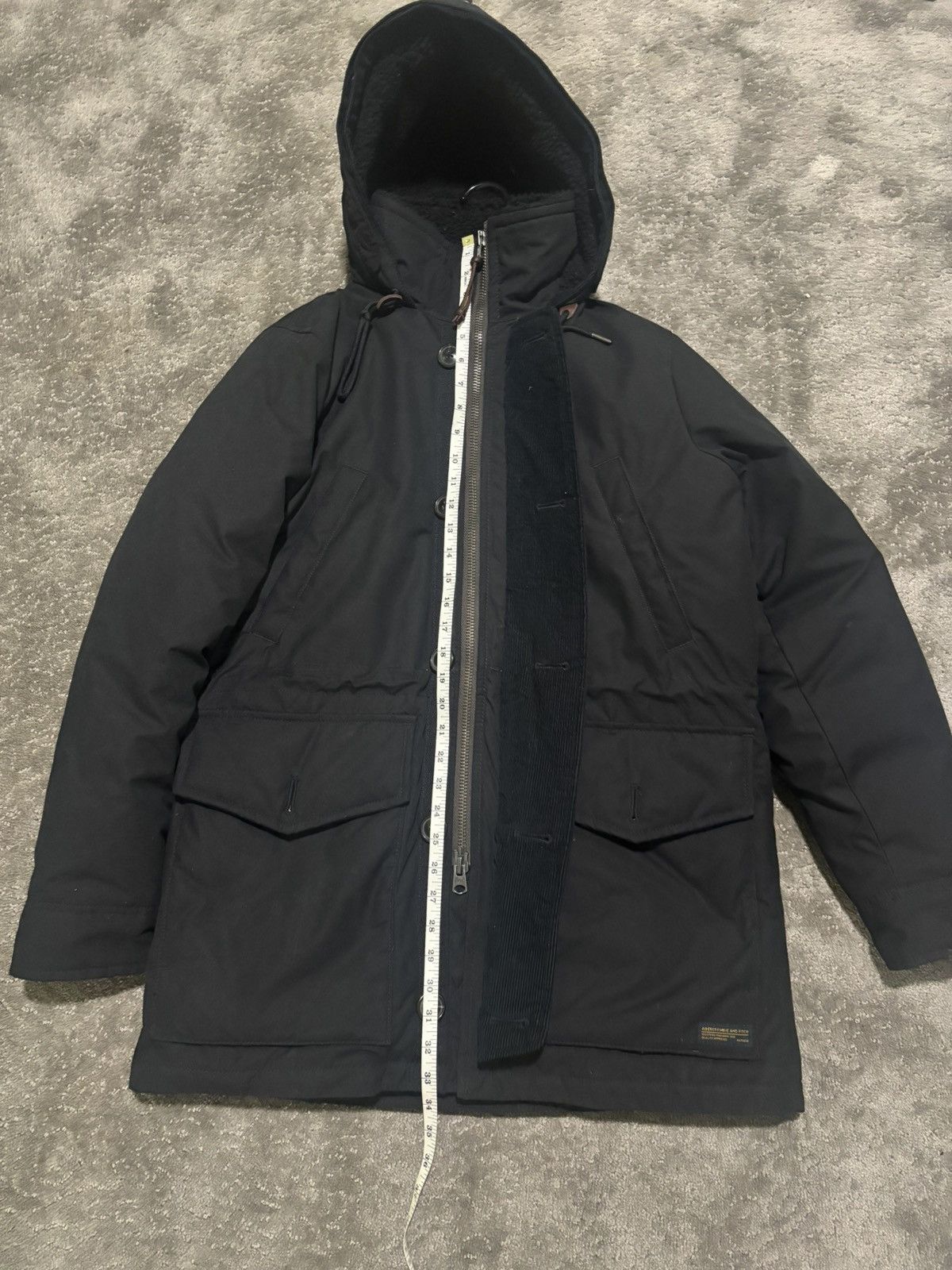 Abercrombie & Fitch Abercrombie & Fitch Men's Parka Winter Jacket Size US M / EU 48-50 / 2 - 1 Thumbnail