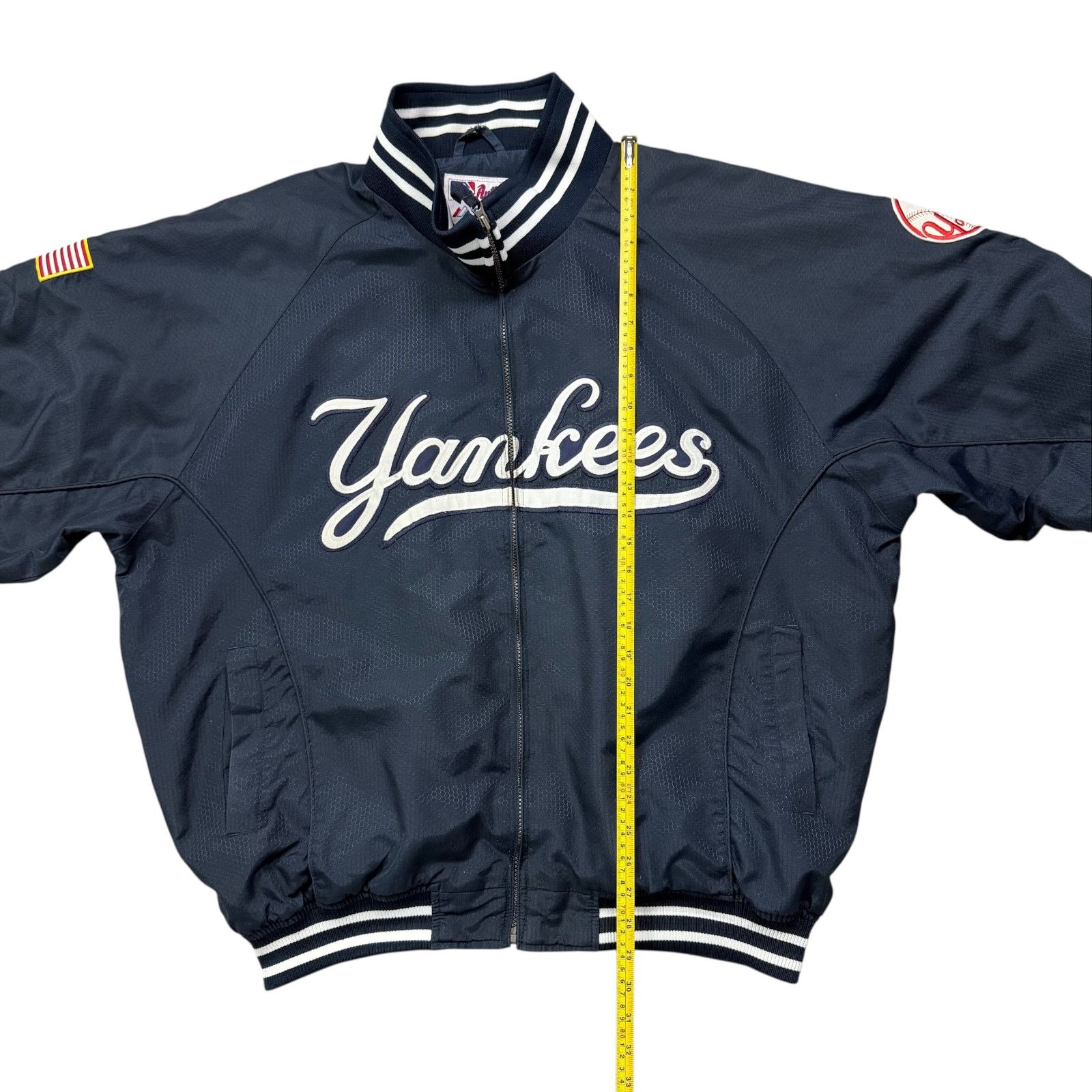 MLB VTG MLB NEW YORK YANKEES MAJESTIC AUTHENTIC DUGOUT JACKET Size US XXL / EU 58 / 5 - 10 Thumbnail