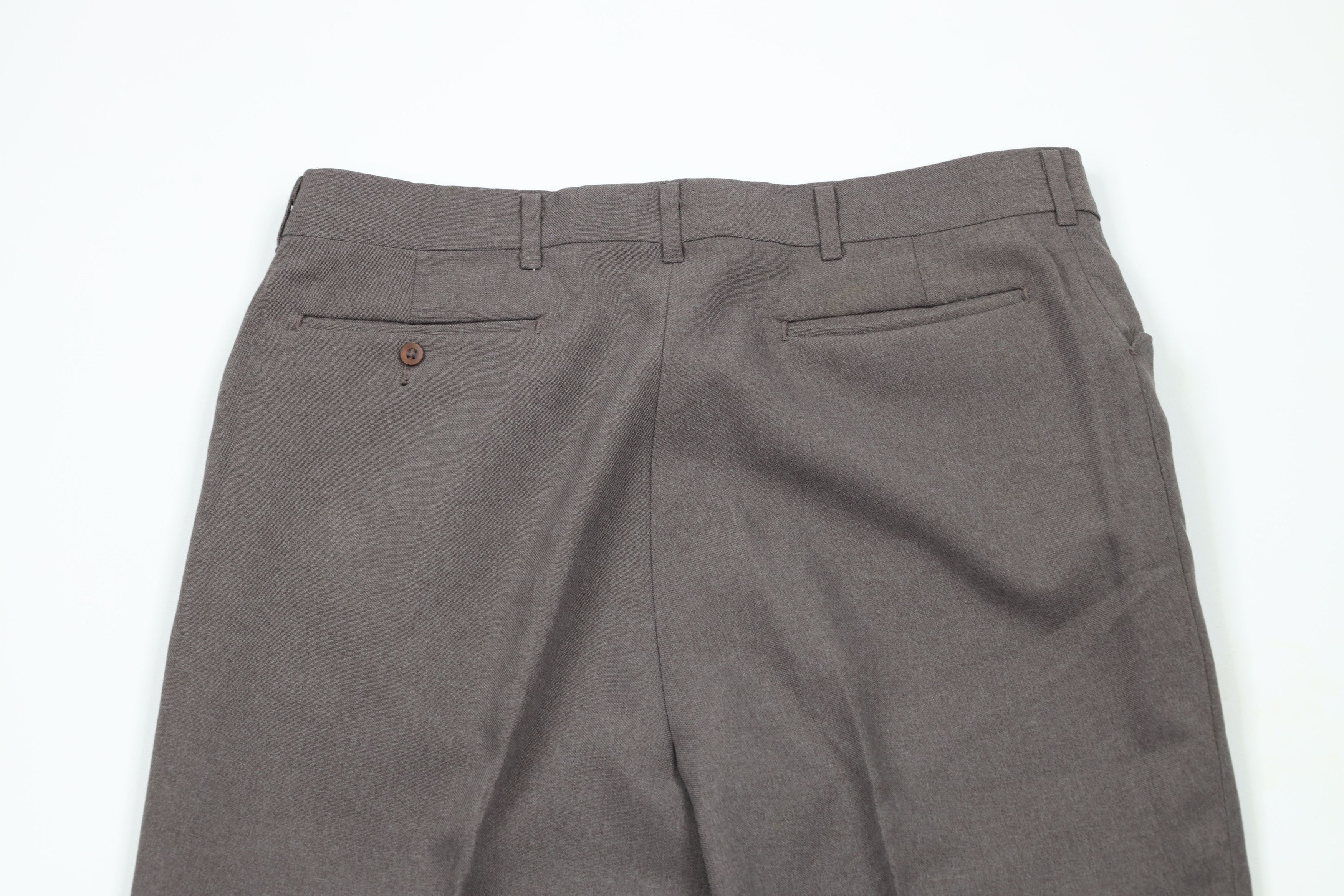 Vintage Vintage 70s Streetwear Wide Leg Chino Pants Polyester USA Size US 34 / EU 50 - 11 Thumbnail