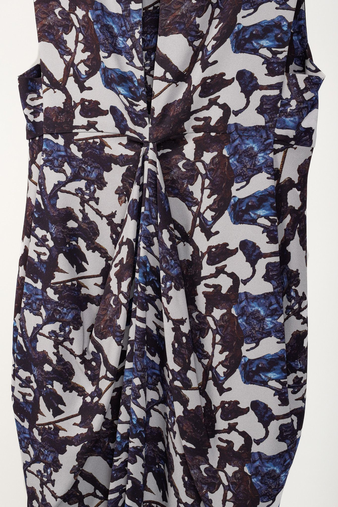 Zero + Maria Cornejo Zero + Maria Cornejo Printed Mauves Silk Dress Size S / US 4 / IT 40 - 8 Thumbnail