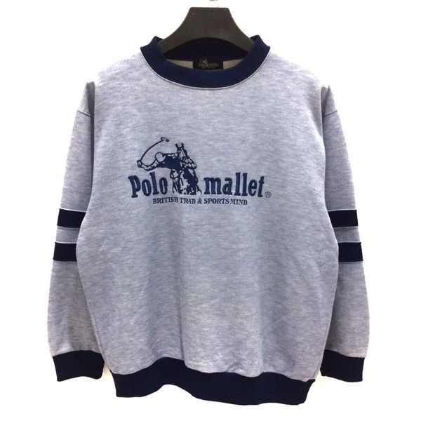 image of Vintage Polo Mallet Spell Out Sweatshirt, Men's (Size Large)