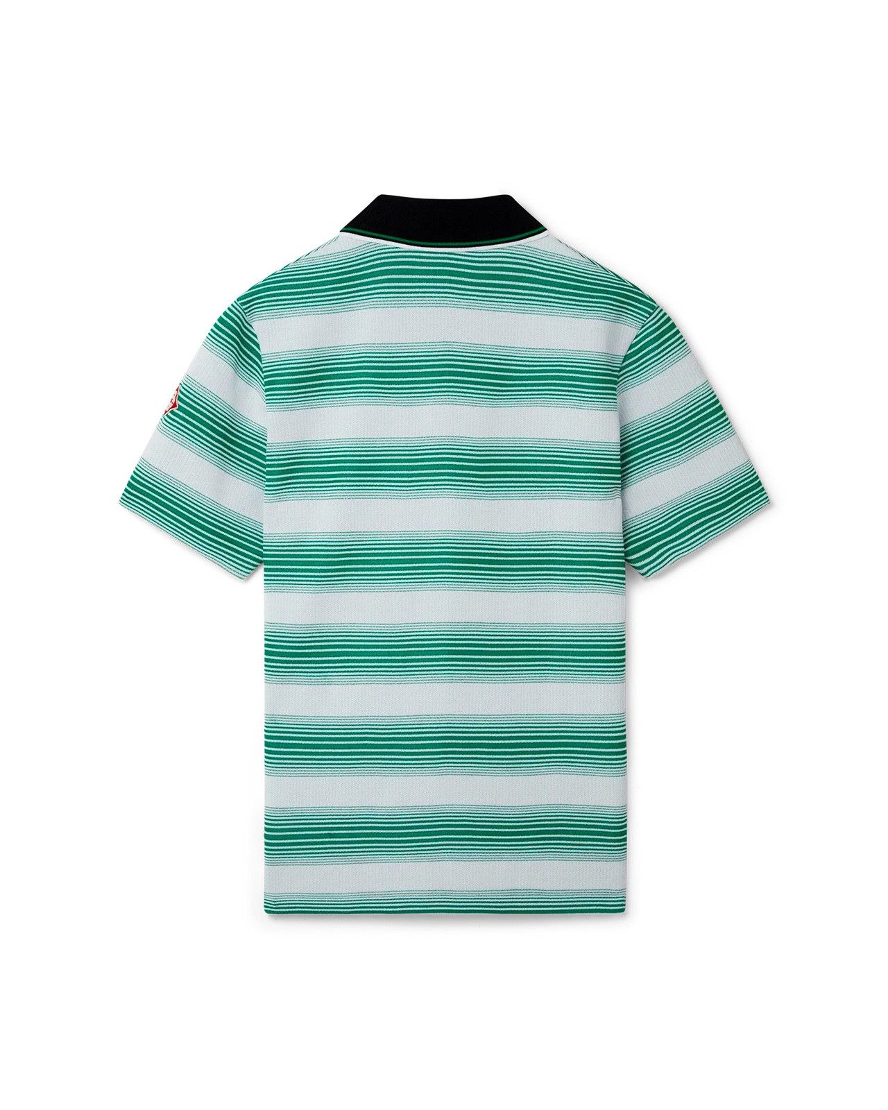 Casablanca o1mle0326 Interlock Polo Shirt Gradient Stripe in Green Size US M / EU 48-50 / 2 - 2 Thumbnail