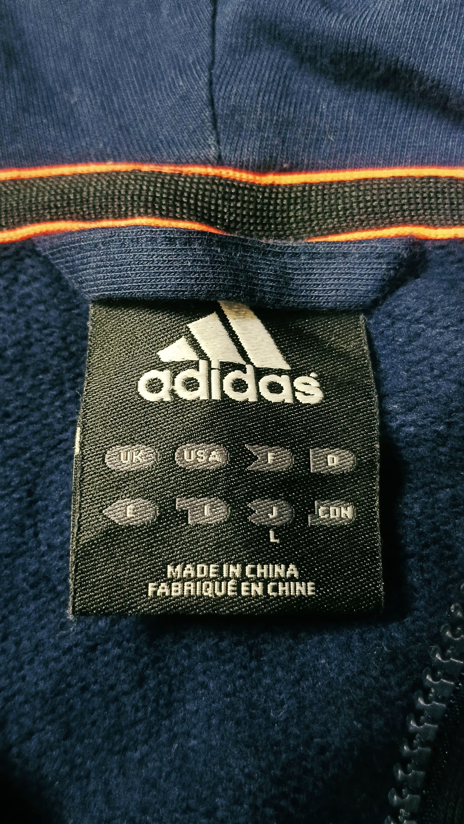 Adidas Vintage Adidas Zip Up Hoodie Size US L / EU 52-54 / 3 - 5 Thumbnail