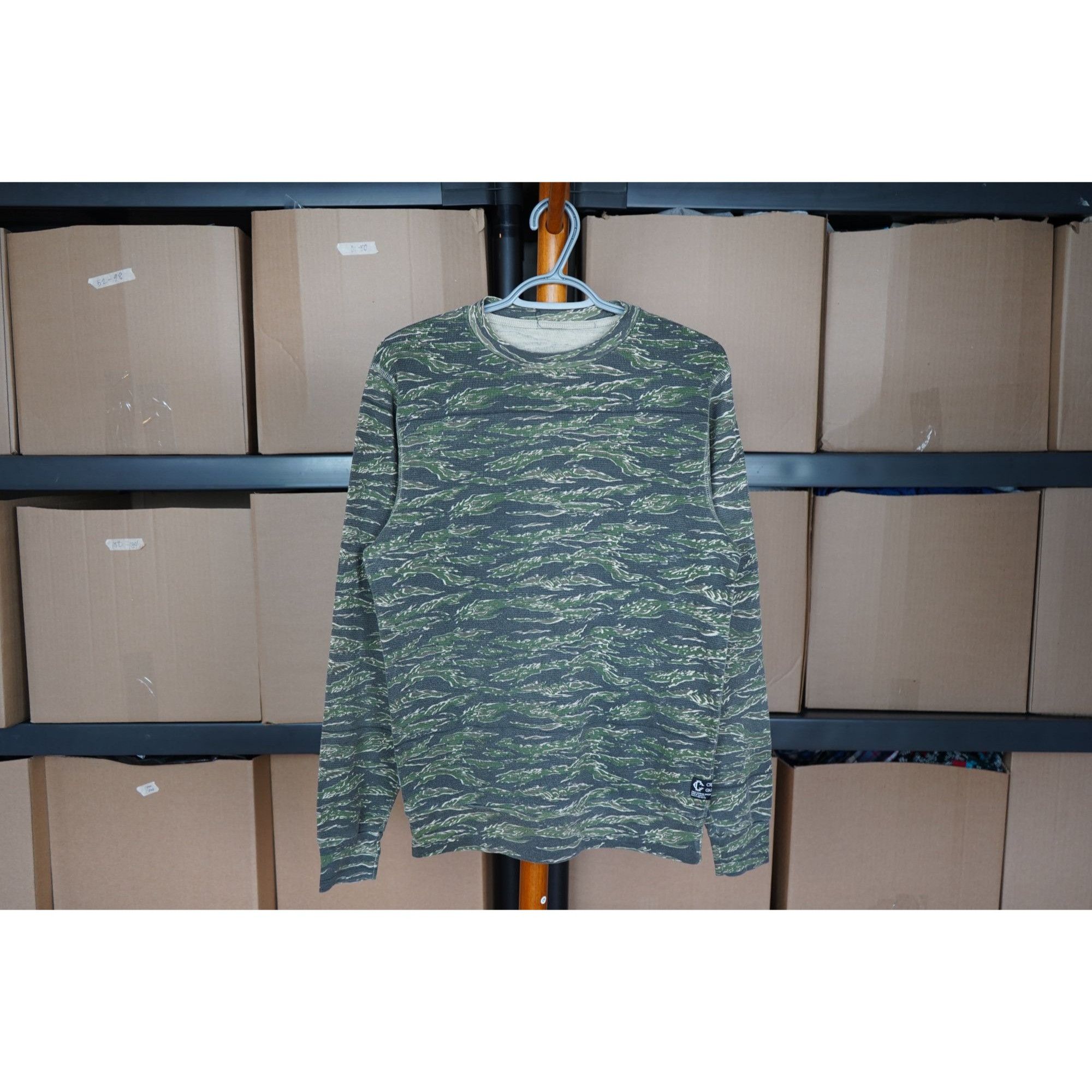 Crooks & Castles Crooks & Castle Camo Thermal Long Sleeve Men's Medium Size US M / EU 48-50 / 2 - 1 Thumbnail